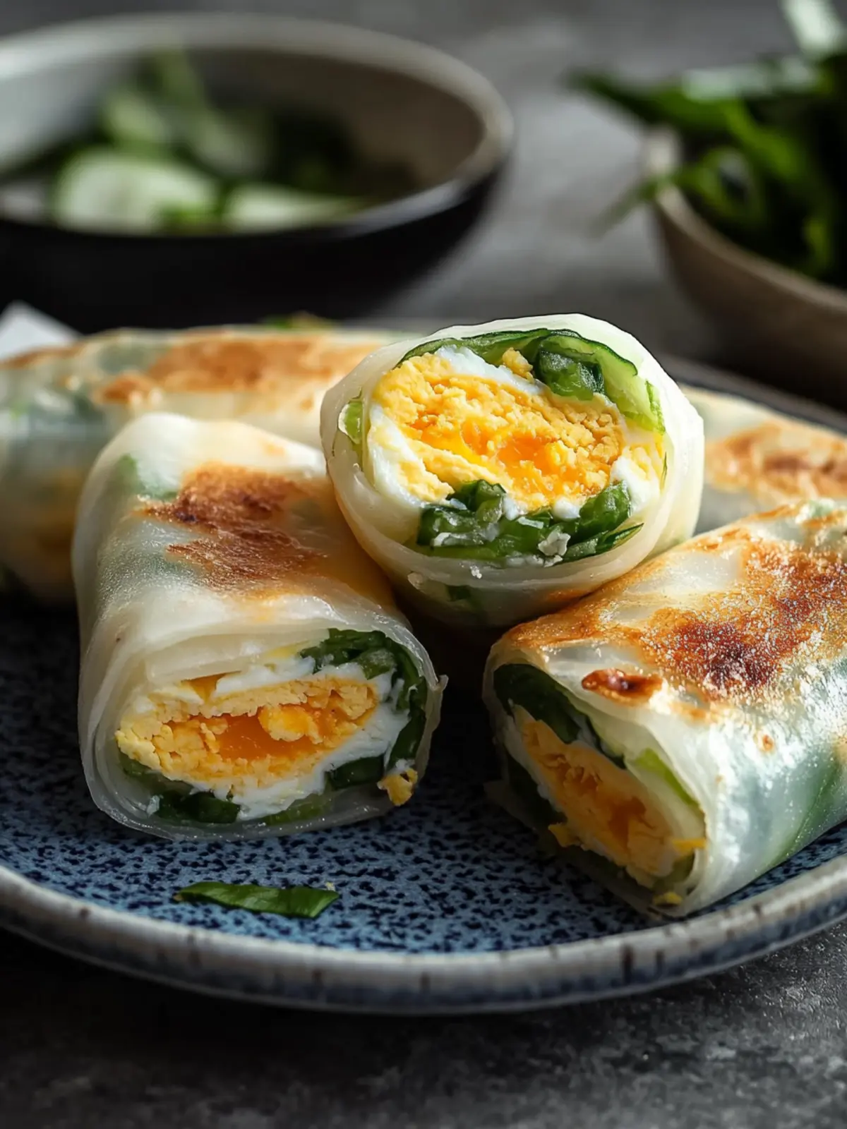 Crispy Rice Paper Egg Wraps: A Crunchy Breakfast Delight 5 Crispy Rice Paper Egg Wraps