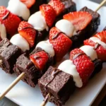 Sweet Strawberry Brownie Kabobs That'll Elevate Your Dessert Game 5 Sweet Strawberry Brownie Kabobs