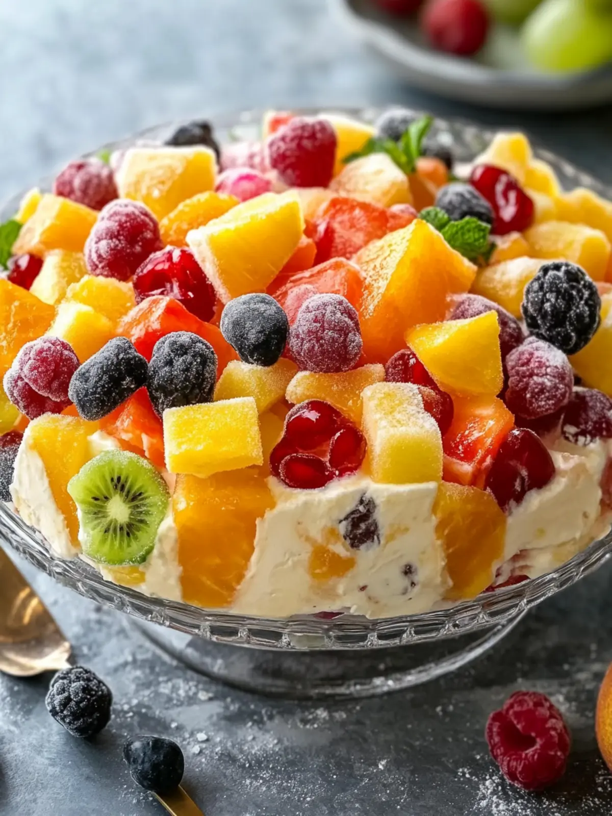 Frozen Fruit Salad: Your Icy, Creamy Summer Treat! 2 Frozen Fruit Salad