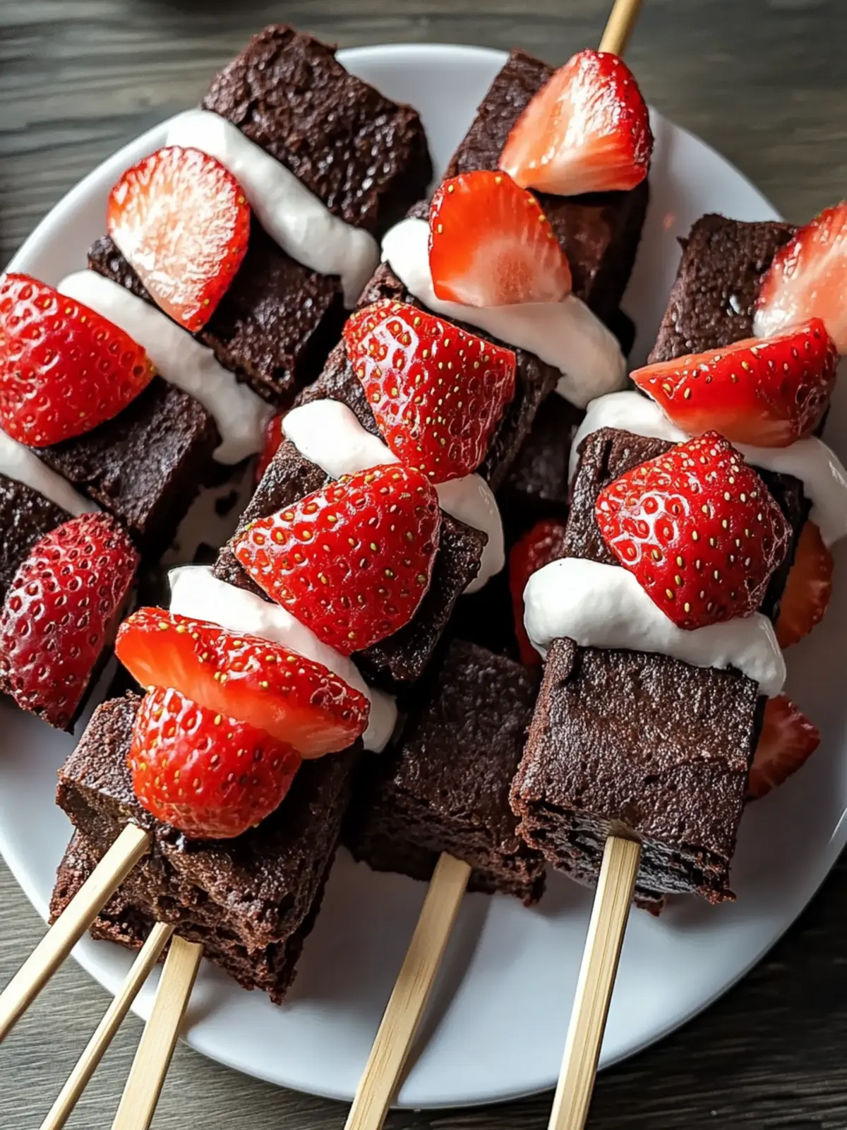 Sweet Strawberry Brownie Kabobs That'll Elevate Your Dessert Game 4 Sweet Strawberry Brownie Kabobs