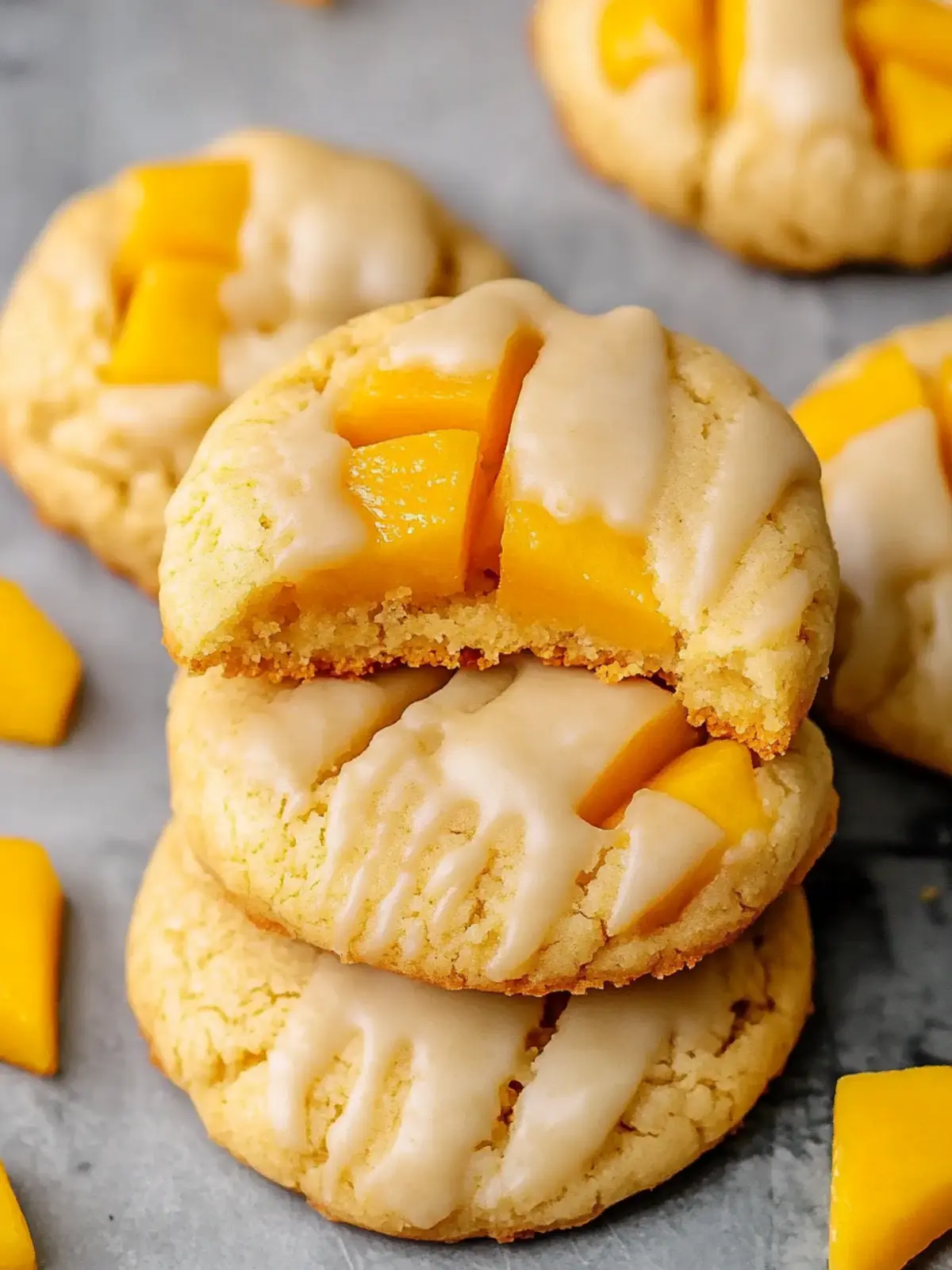 Mango Cookies That Melt in Your Mouth with Vanilla Bliss 5 Mango Cookies