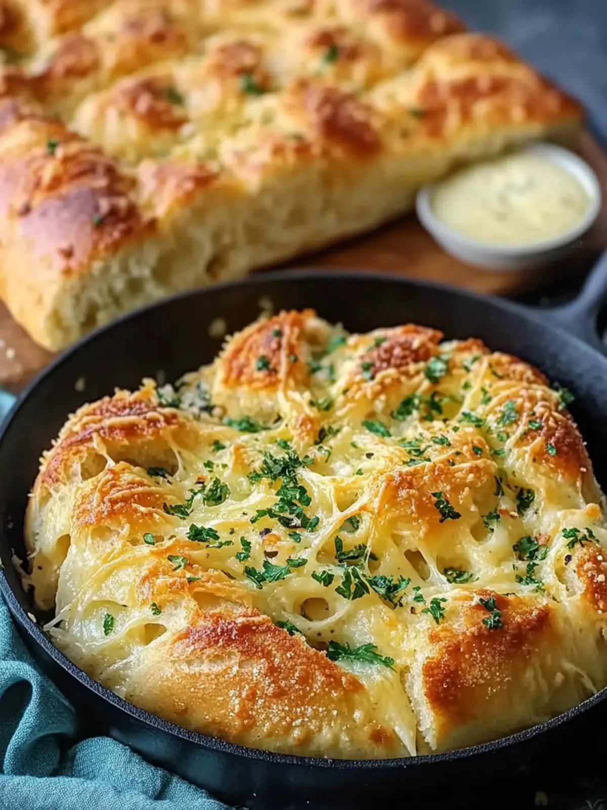 Irresistible Cheesy Skillet Garlic Bread You’ll Crave 4 Cheesy Skillet Garlic Bread