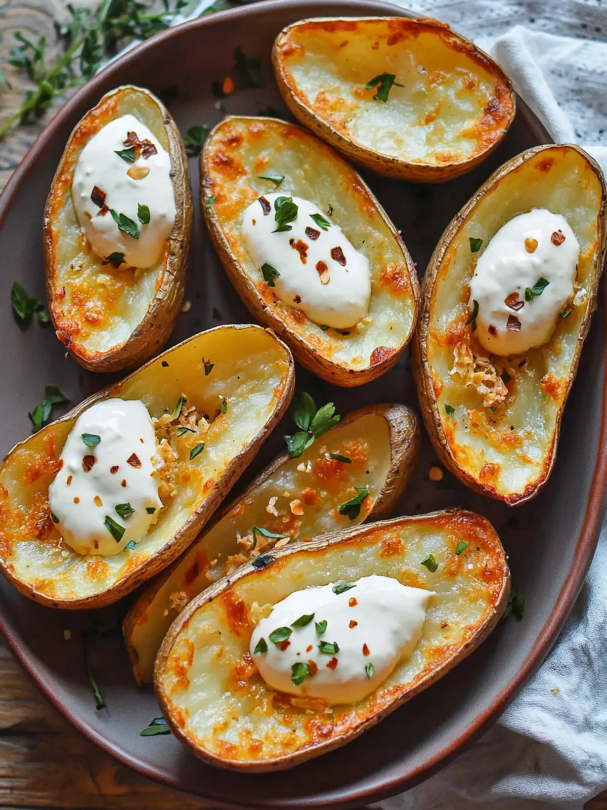 Ultimate Vegan Potato Skins Packed with Cheesy Goodness 2 Vegan Potato Skins