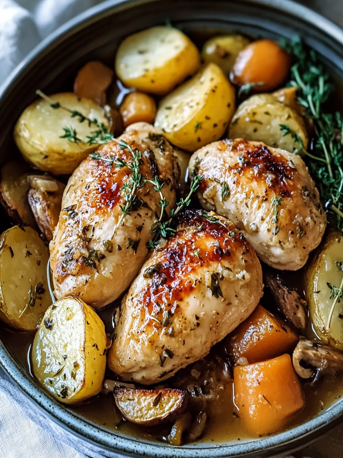 Savor Slow Cooker Garlic Butter Chicken and Veggies Tonight 4 Slow Cooker Garlic Butter Chicken and Veggies
