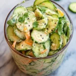 Creamy Asian Cucumber Salad Bowl: Refreshing No-Cook Bliss 8 Creamy Asian Cucumber Salad Bowl