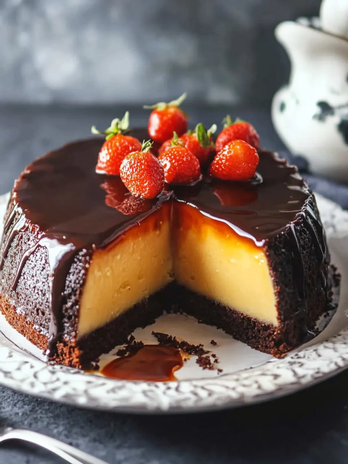 Irresistible Chocolate Flan Cake for Any Special Occasion 4 Chocolate flan cake