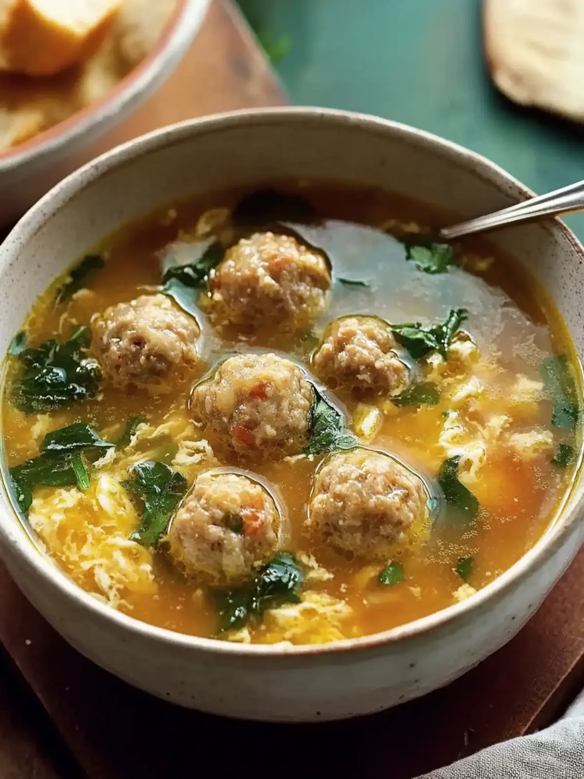 Italian Egg Drop Soup with Meatballs for Ultimate Comfort 2 Italian Egg Drop Soup With Meatballs