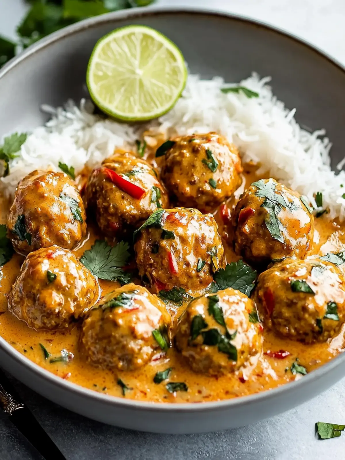 Easy Homemade Thai Coconut Curry Meatballs Your Family Will Love 2 Easy Homemade Thai Coconut Curry Meatballs
