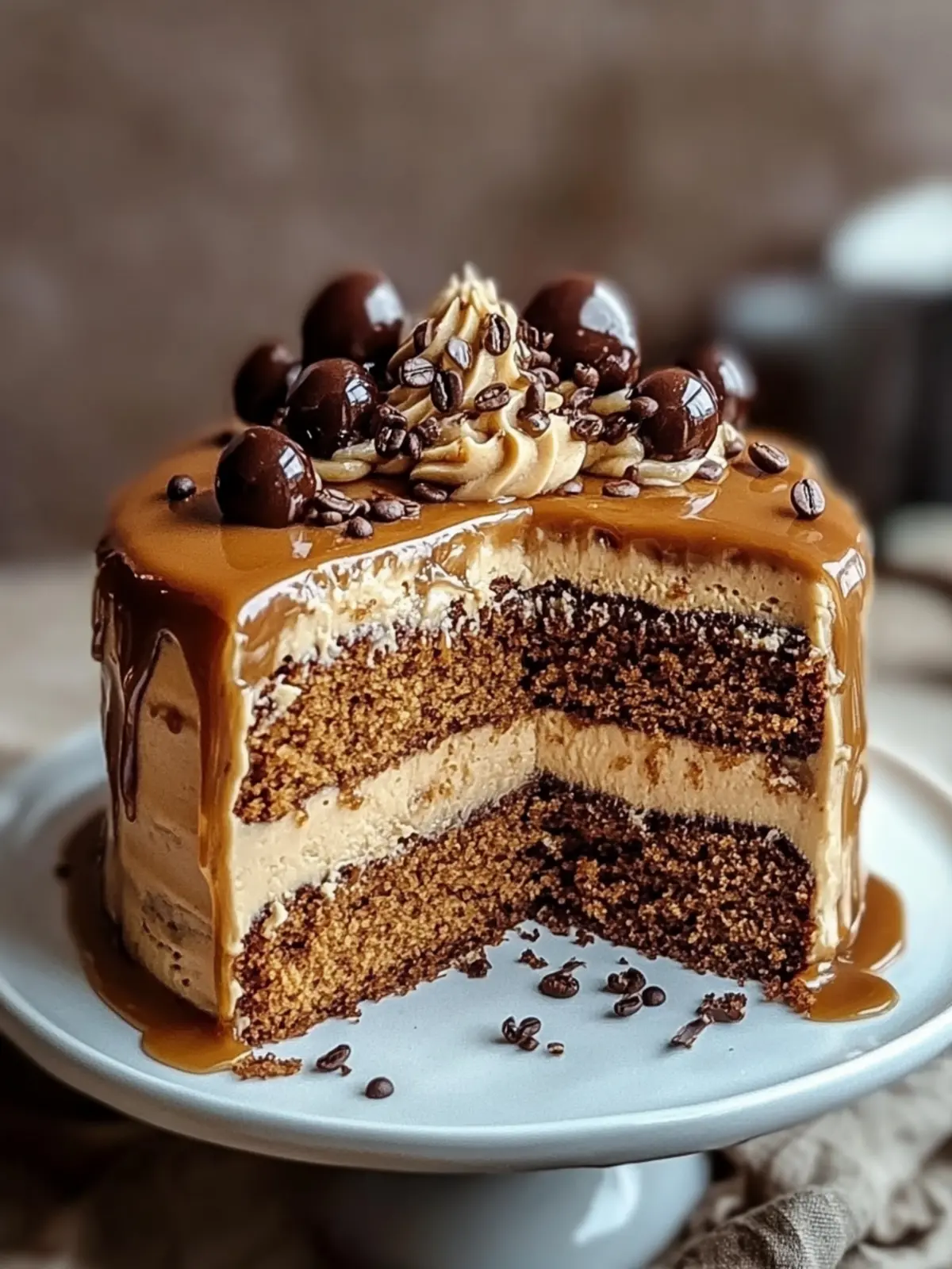 Gooey Coffee Caramel Cake That Will Wow Your Taste Buds 3 Gooey Coffee Caramel Cake