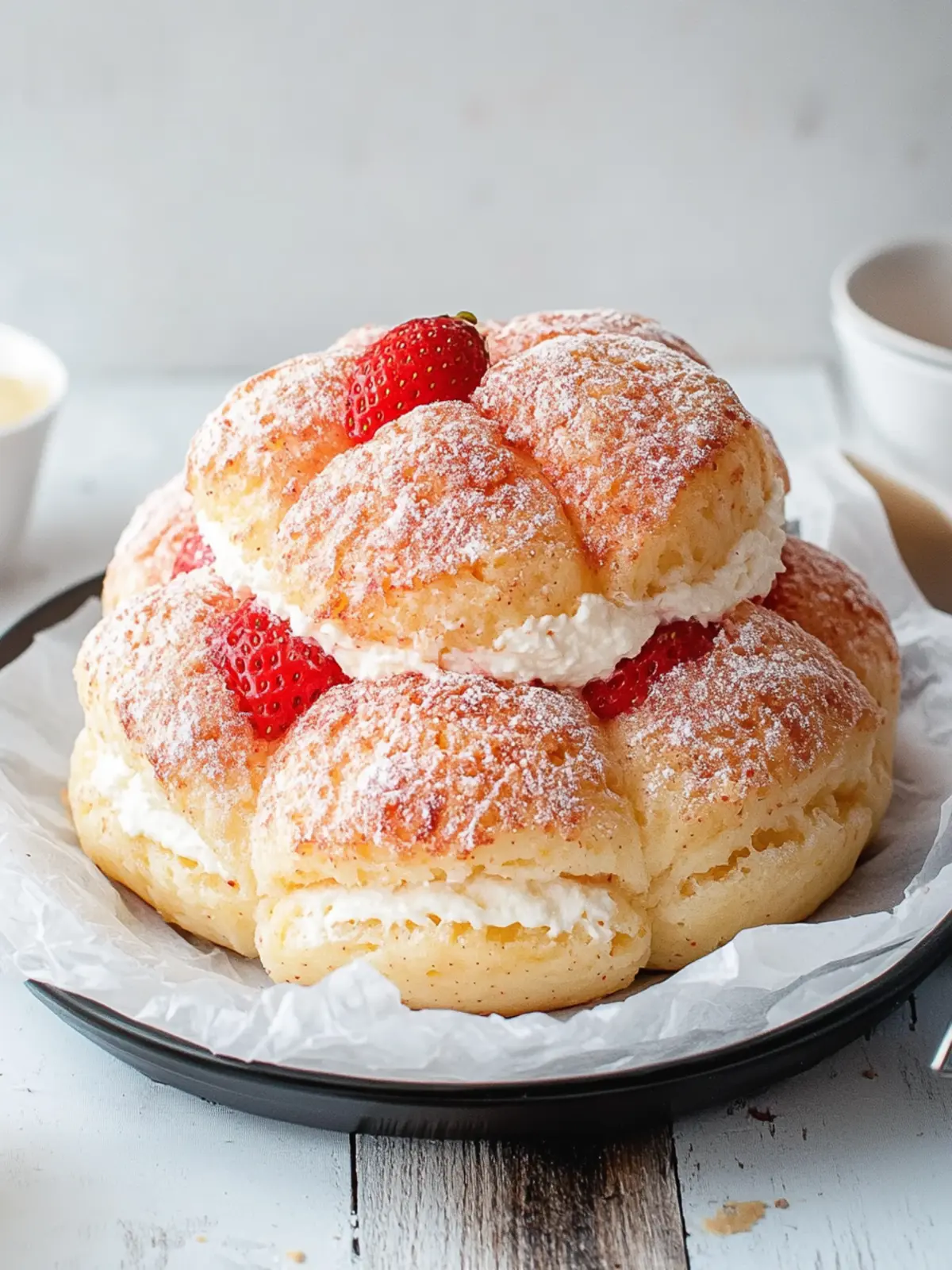 Irresistible Strawberry and Cream Cheese Pineapple Buns Recipe 5 Strawberry and Cream Cheese Pineapple bun