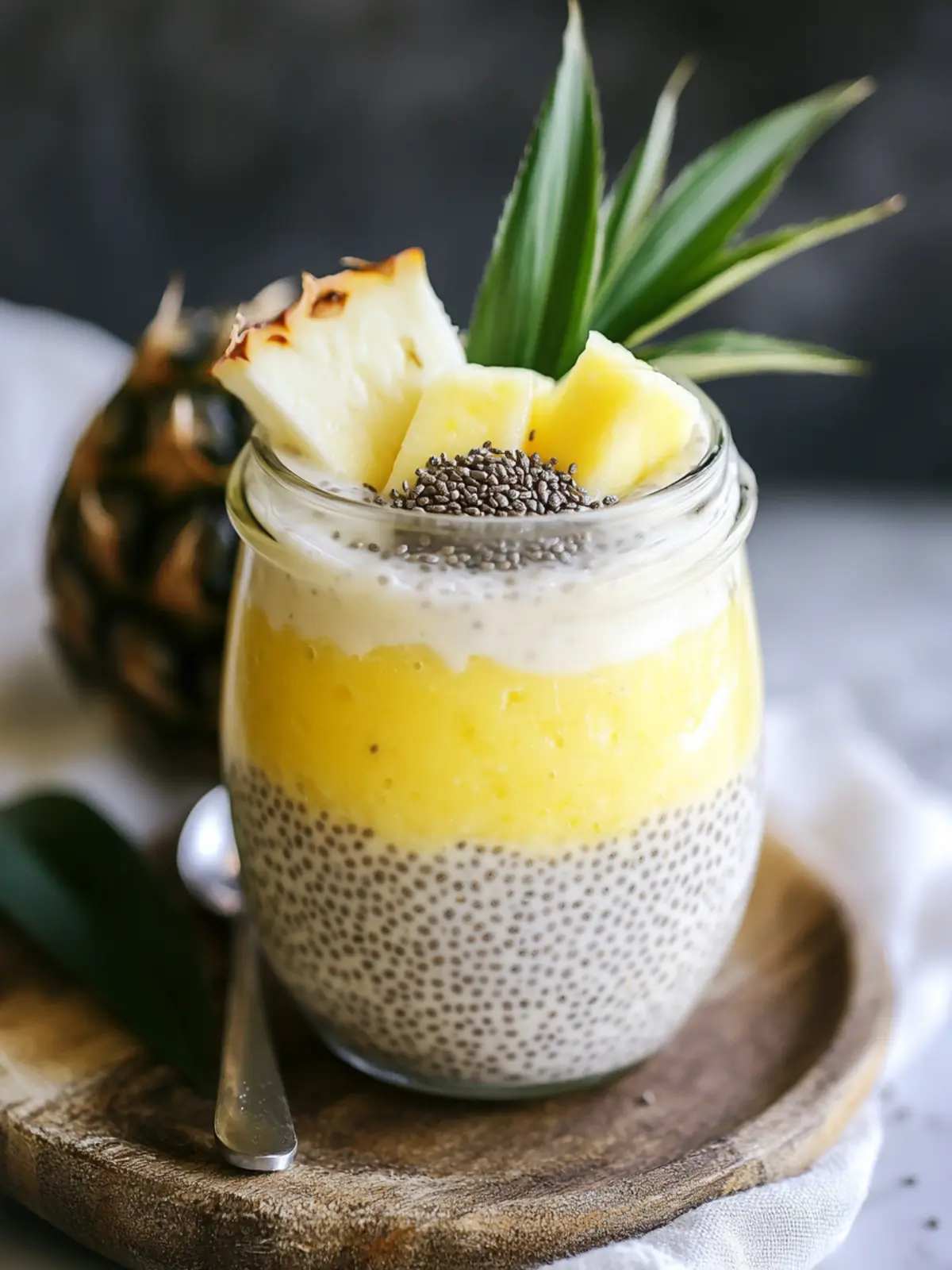 Tropical Piña Colada Chia Pudding: A Healthy Delight 5 Piña Colada Chia Pudding
