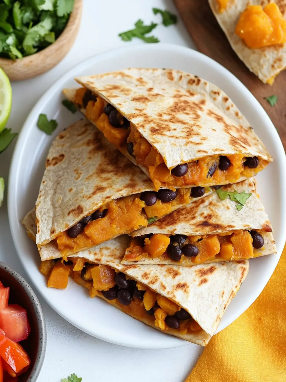 Delicious Sweet Potato Black Bean Quesadillas You’ll Love 4 Sweet Potato Black Bean Quesadillas