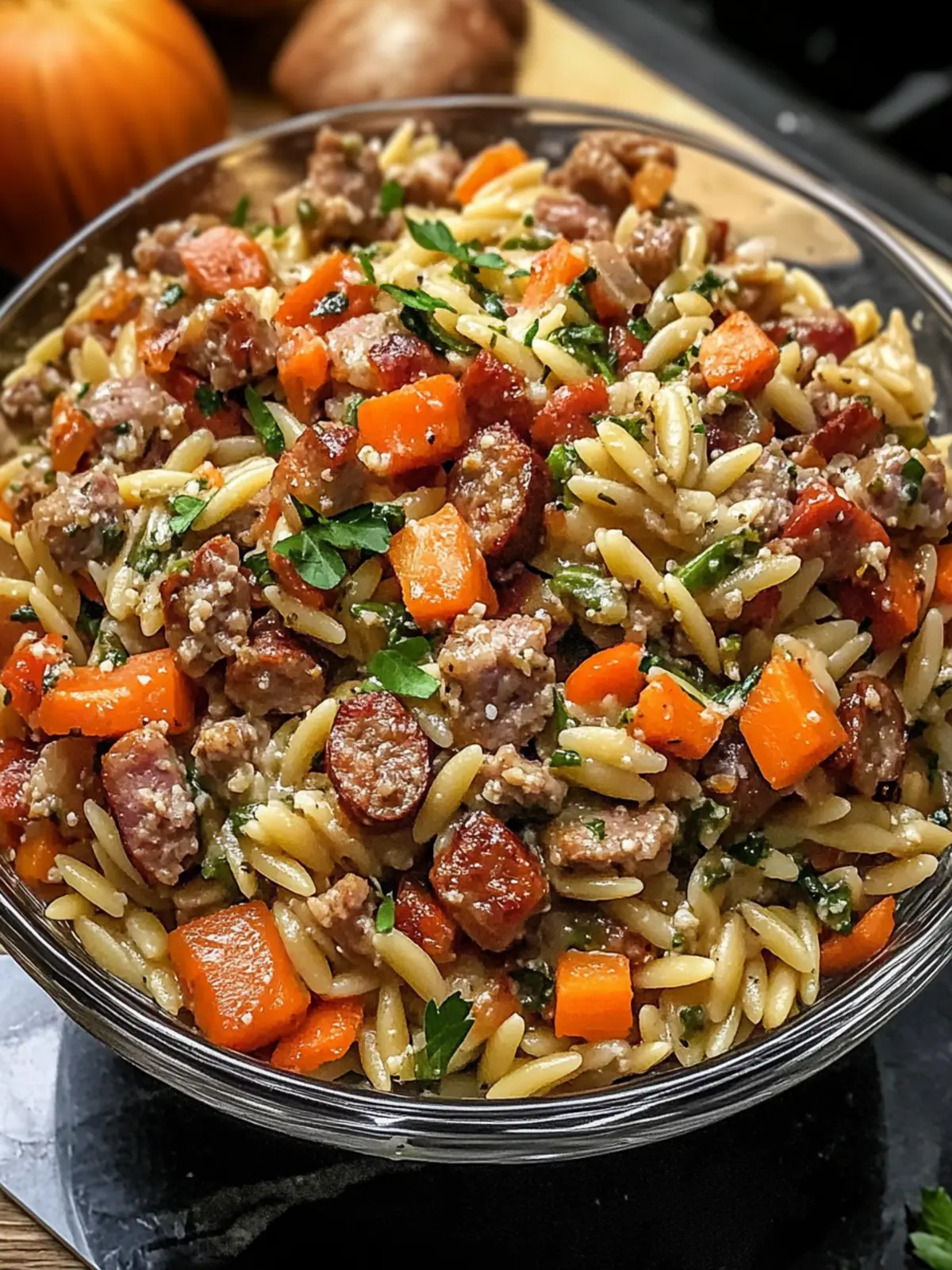 Irresistible Orzo with Italian Sausage and Veggies Delight 4 Orzo with Italian Sausage and Veggies