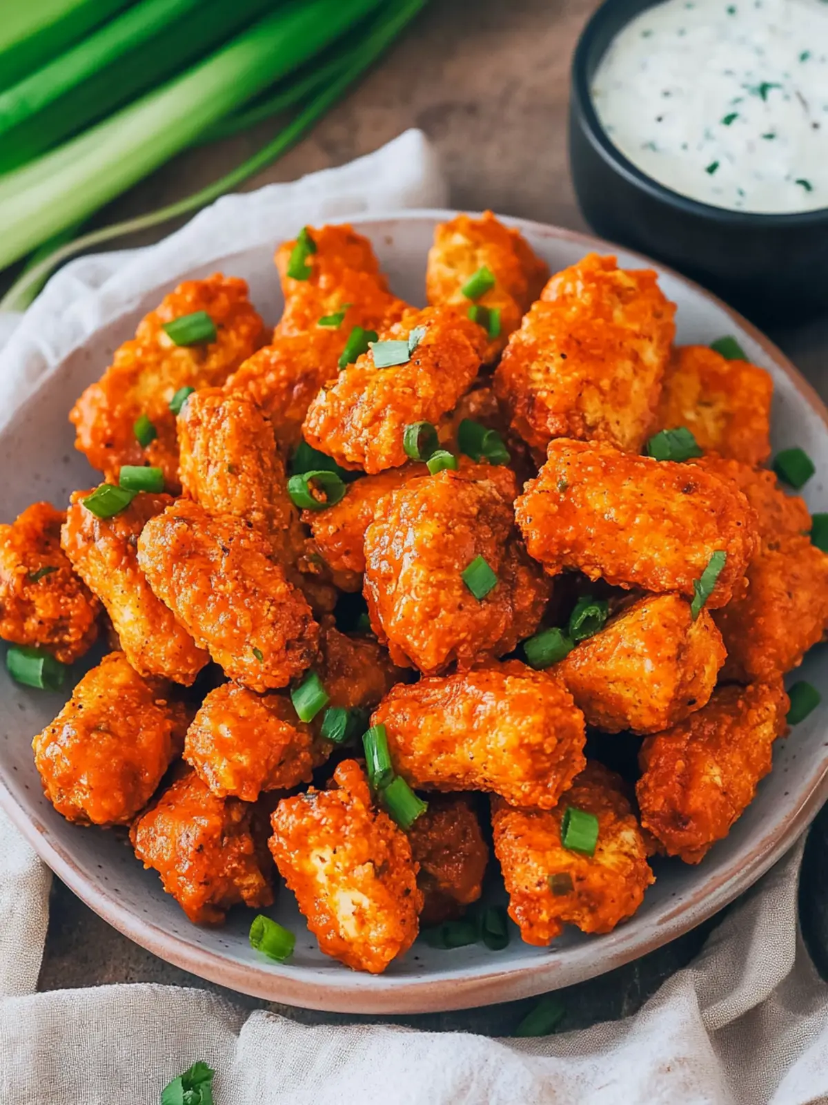 Crispy Buffalo Tofu Wings That Will WOW Your Taste Buds 3 Buffalo Tofu Wings