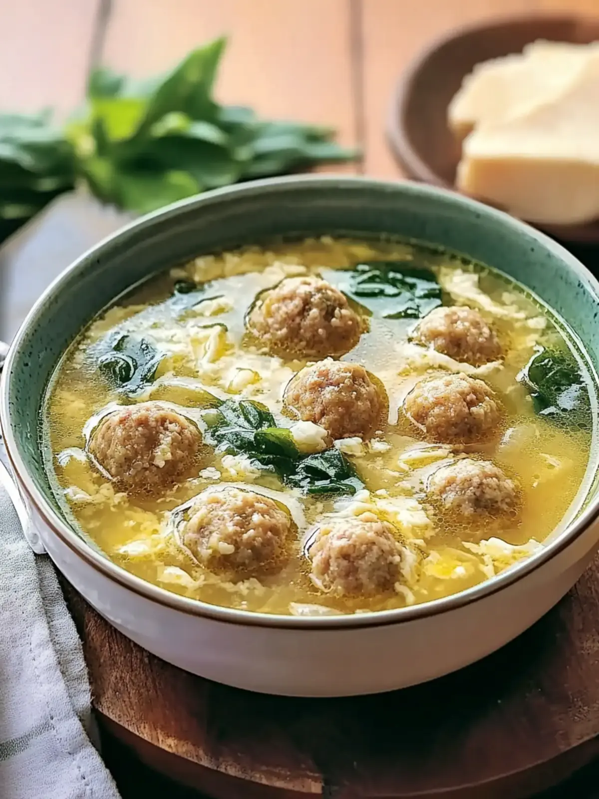 Italian Egg Drop Soup with Meatballs for Ultimate Comfort 4 Italian Egg Drop Soup With Meatballs