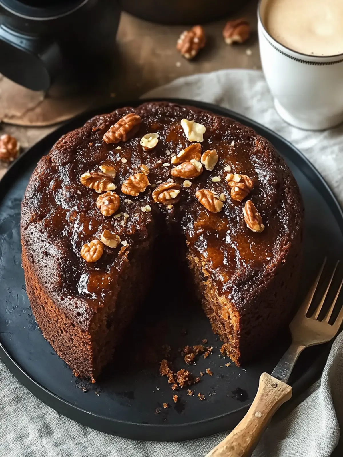 Indulge in Nigella’s Date and Nut Cake with Black Coffee Bliss 5 Nigella’s Date and Nut Cake with Black Coffee