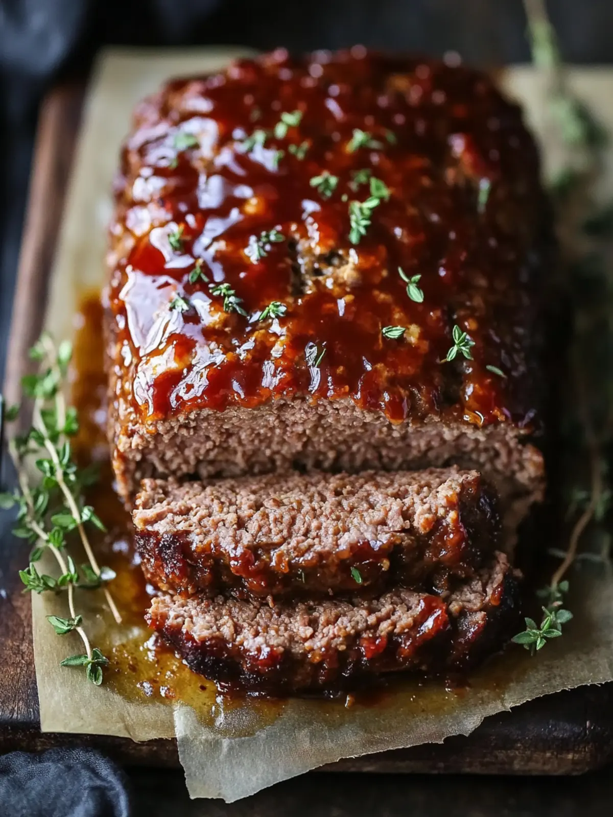 Savory Moist Meatloaf with Sweet Glaze: Family Favorite Recipe 2 Savory Moist Meatloaf with Sweet Glaze