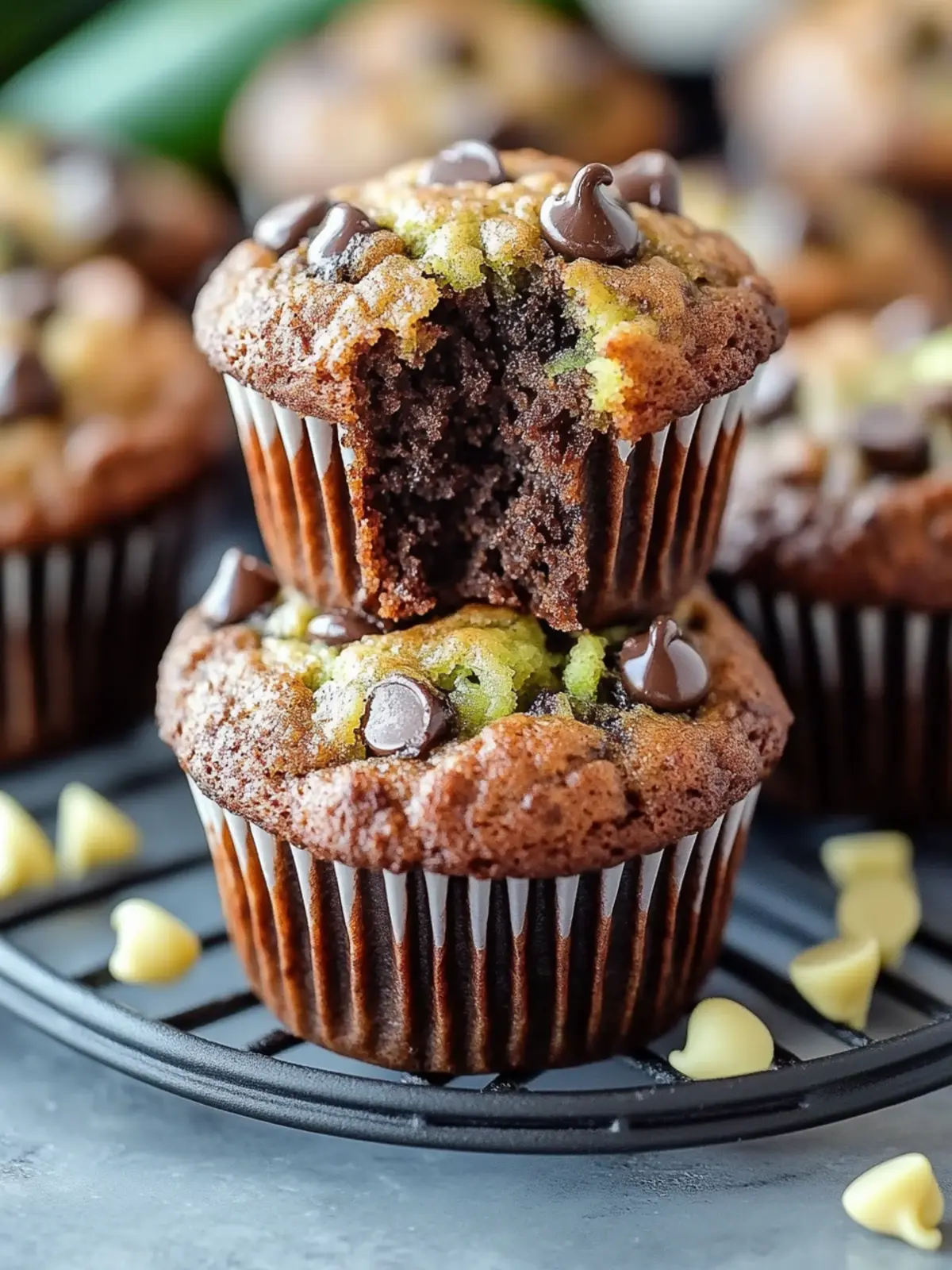 Moist Zucchini Chocolate Chip Muffins You’ll Crave Daily 5 Moist Zucchini Chocolate Chip Muffins