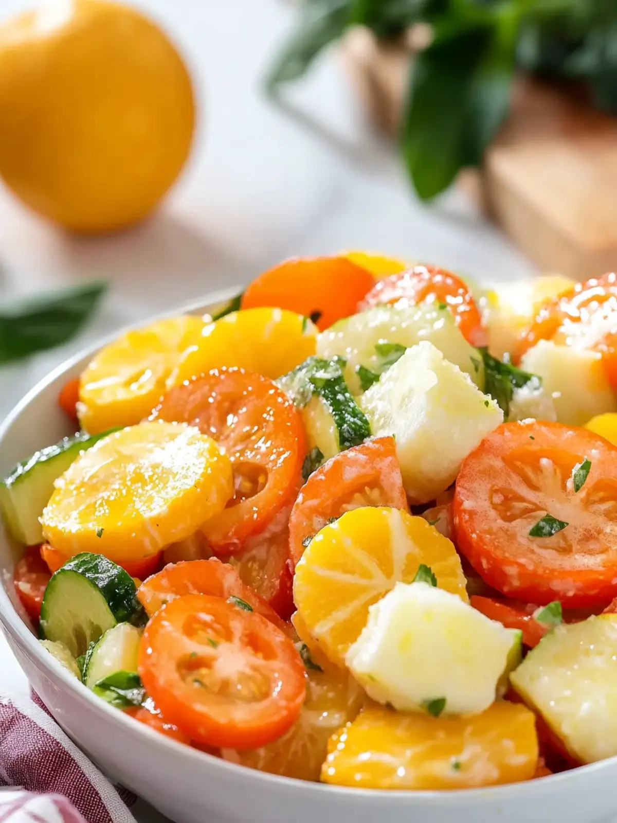 Delightful Sunshine Salad – Refreshing & Guilt-Free Treat! 5 Sunshine Salad