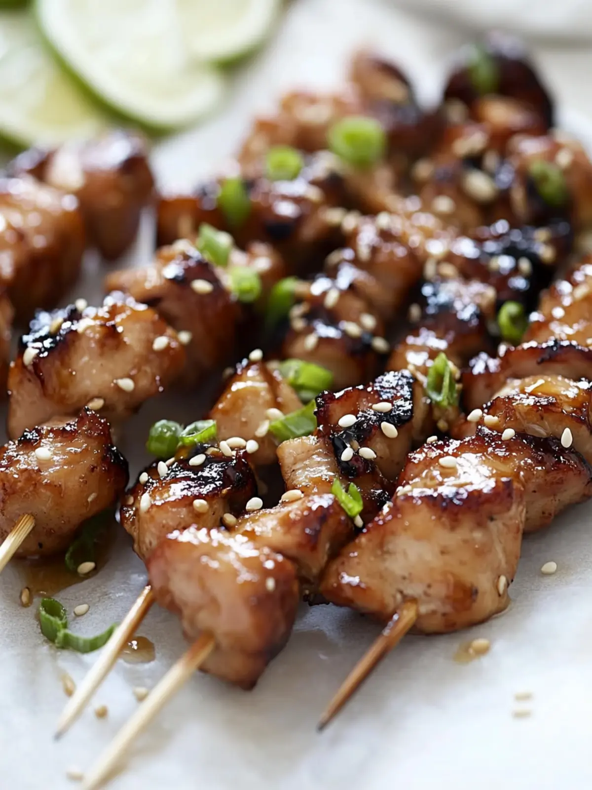 Savor Delicious Honey Sesame Chicken Skewers at Home 3 Honey Sesame Chicken Skewers