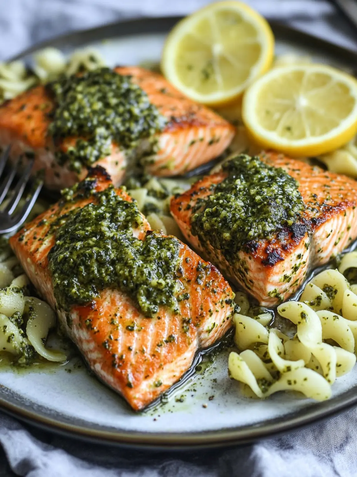 Savory Pan-Seared Salmon With Pesto Butter in 20 Minutes 3 Pan-Seared Salmon With Pesto Butter