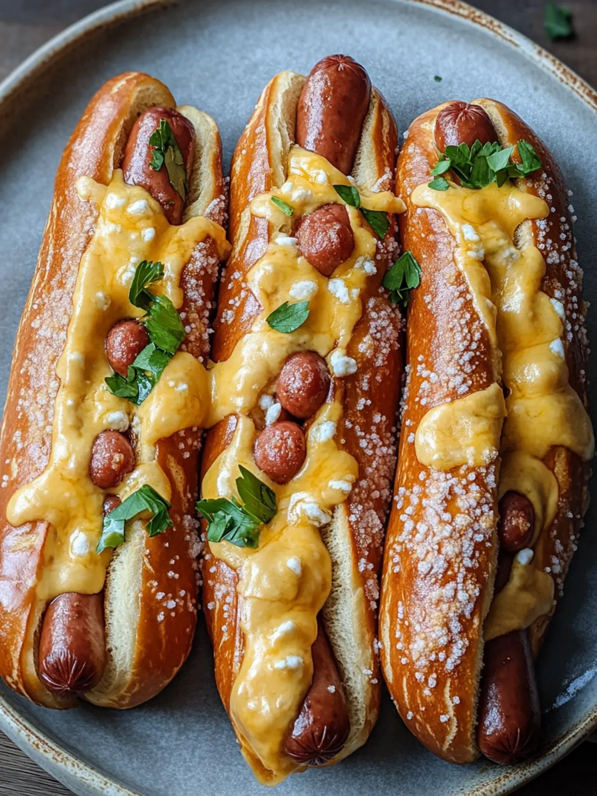 Mouthwatering Cheesy Pretzel Dogs for Ultimate Snack Cravings 2 Cheesy Pretzel Dogs