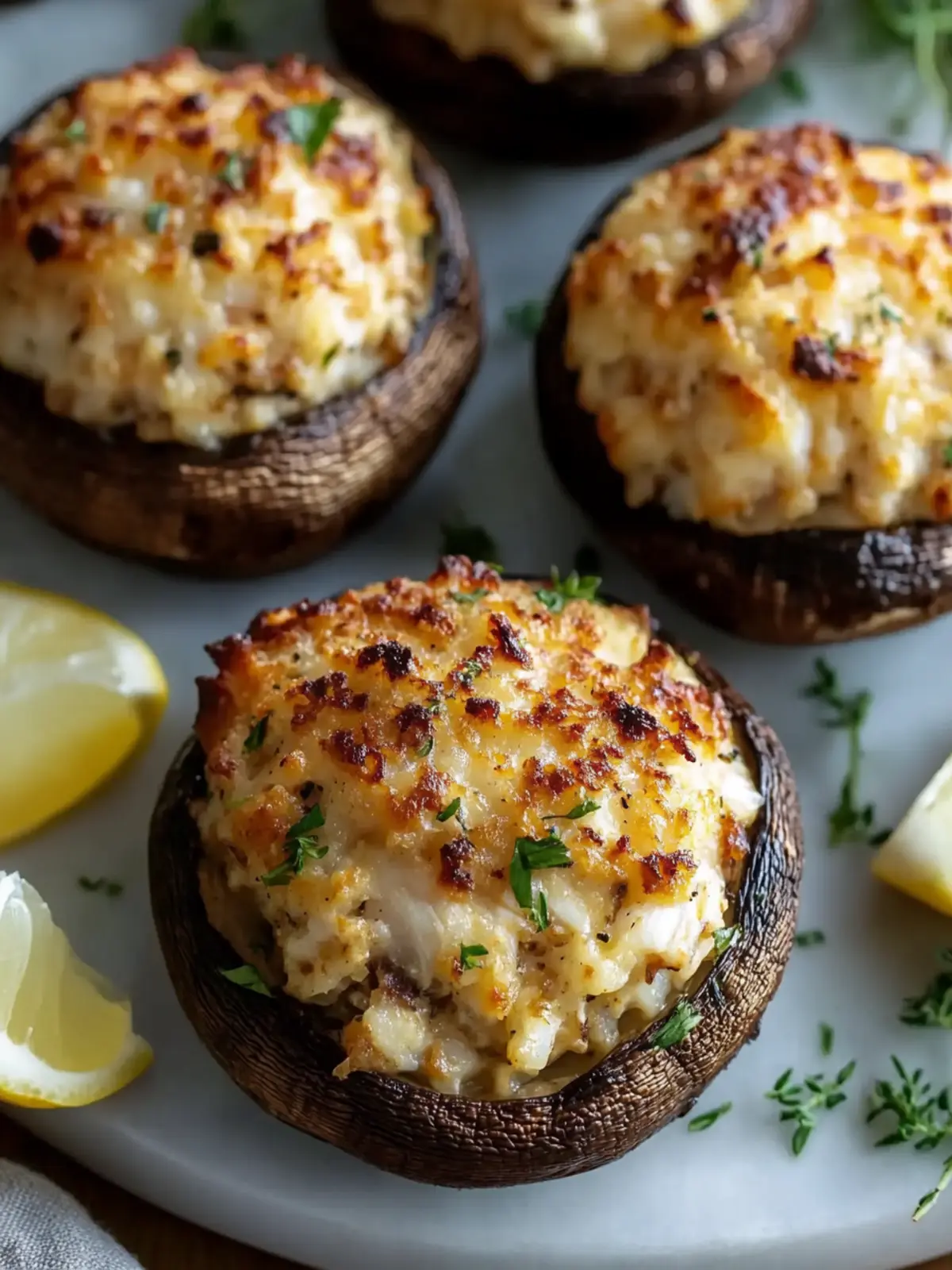 Tasty Crab Stuffed Portobello Mushrooms Your Guests Will Love 5 Tasty Crab Stuffed Portobello Mushrooms