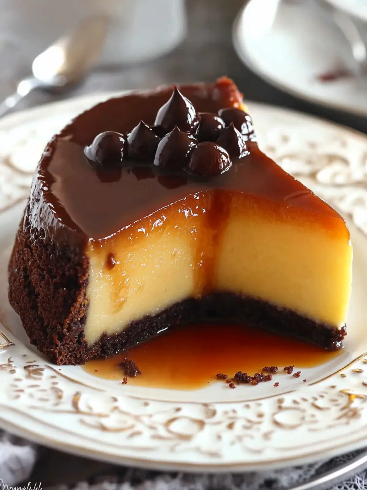 Irresistible Chocolate Flan Cake for Any Special Occasion 2 Chocolate flan cake