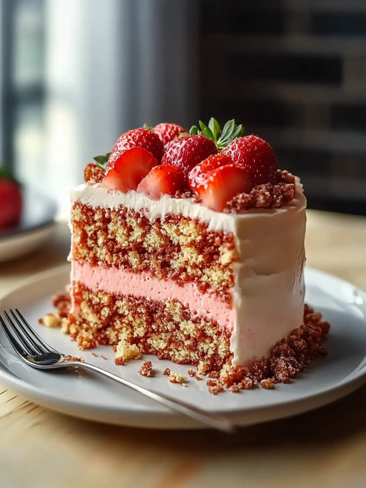 Irresistible Strawberry Crunch Cake with Golden Oreo Magic 5 Strawberry Crunch Cake