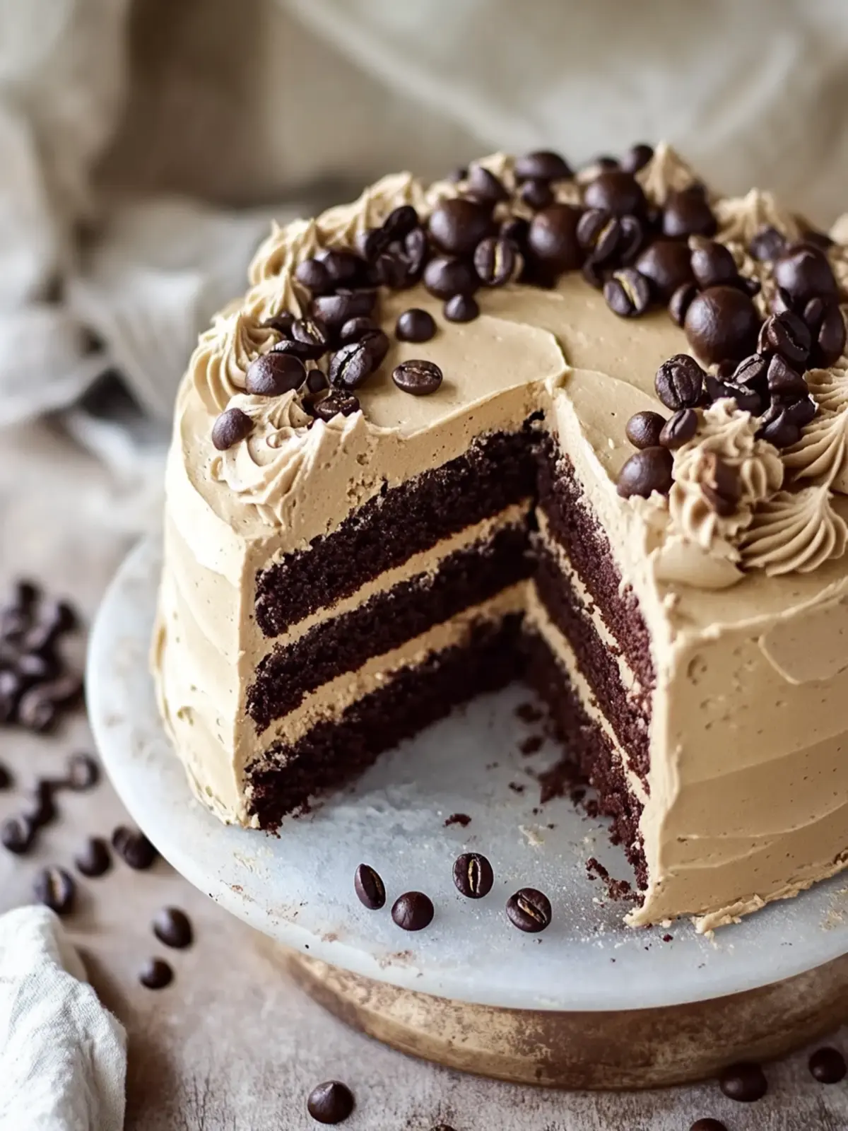 Irresistible Chocolate Mocha Cake with Espresso Buttercream Magic 5 Chocolate Mocha Cake with Espresso Buttercream
