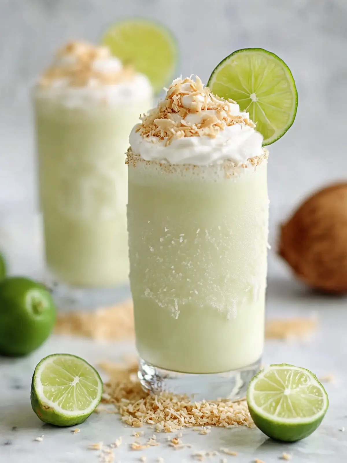 Tropical Coconut Key Lime Smoothie for Ultimate Refreshment 5 Coconut Key Lime Smoothie