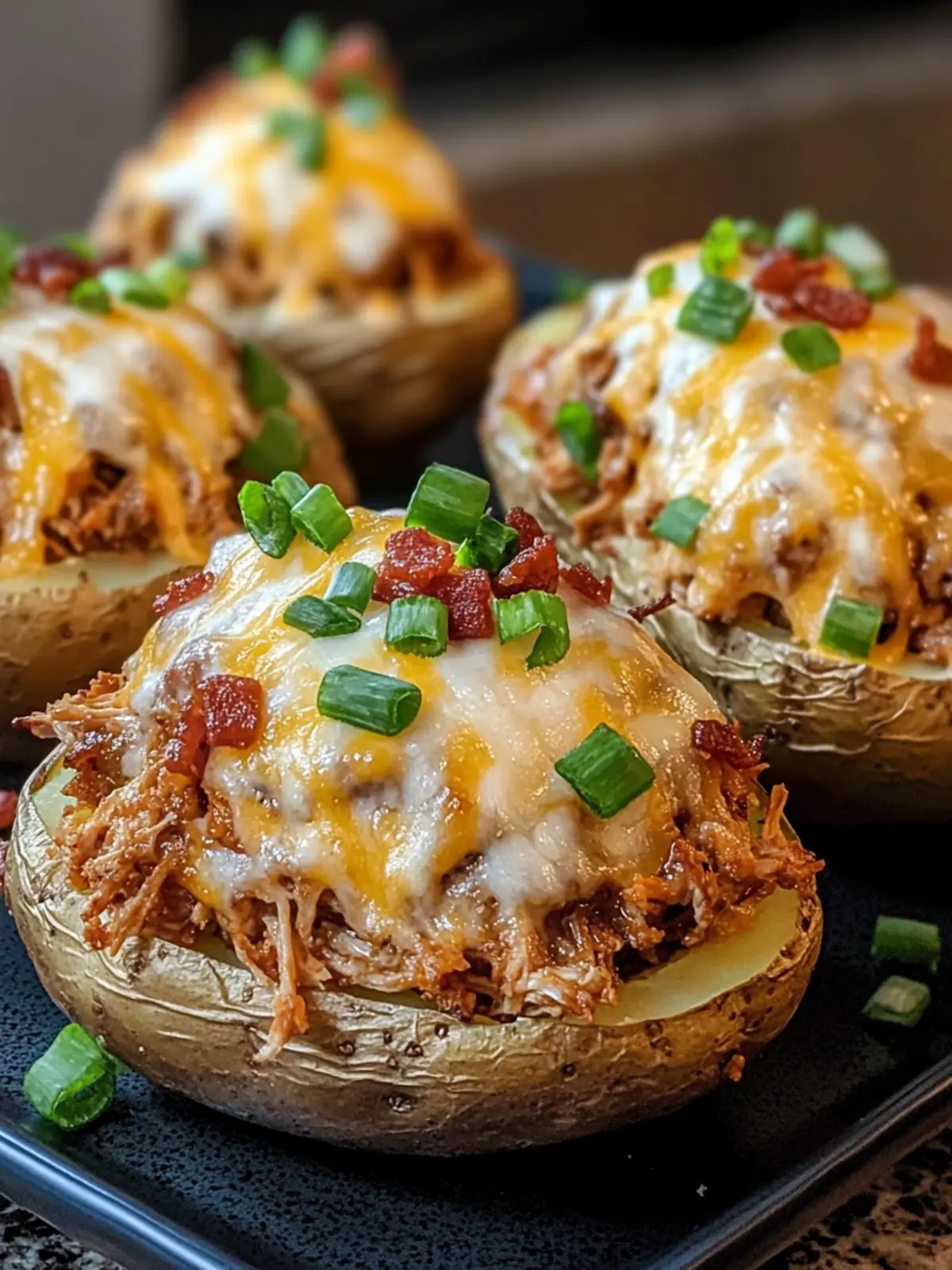 Bacon Ranch Pulled Pork Stuffed Potatoes for Ultimate Comfort 5 Bacon Ranch Pulled Pork Stuffed Potatoes