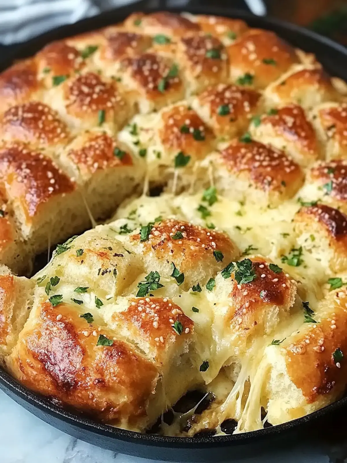Irresistible Cheesy Skillet Garlic Bread You’ll Crave 2 Cheesy Skillet Garlic Bread