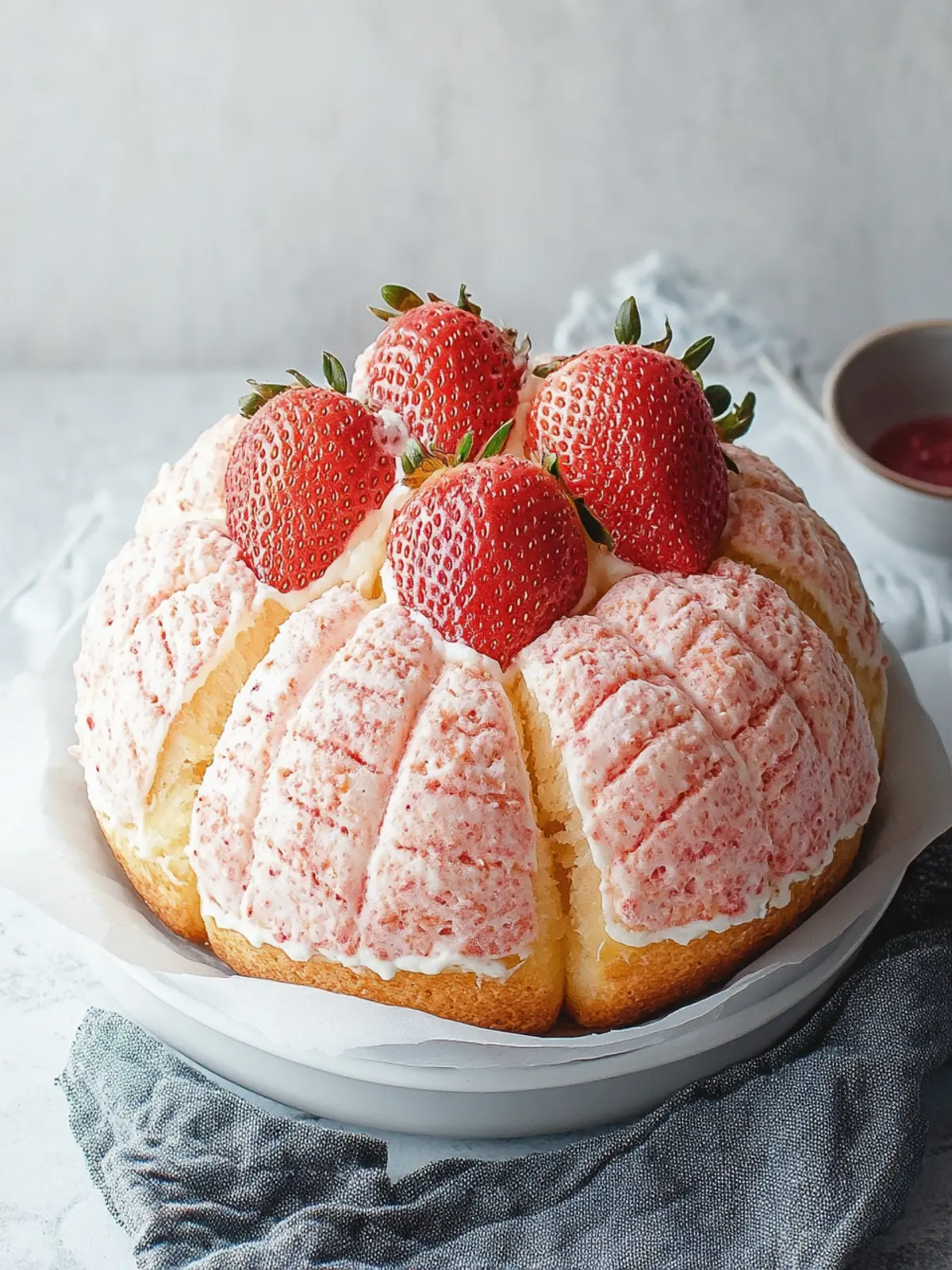 Irresistible Strawberry and Cream Cheese Pineapple Buns Recipe 4 Strawberry and Cream Cheese Pineapple bun