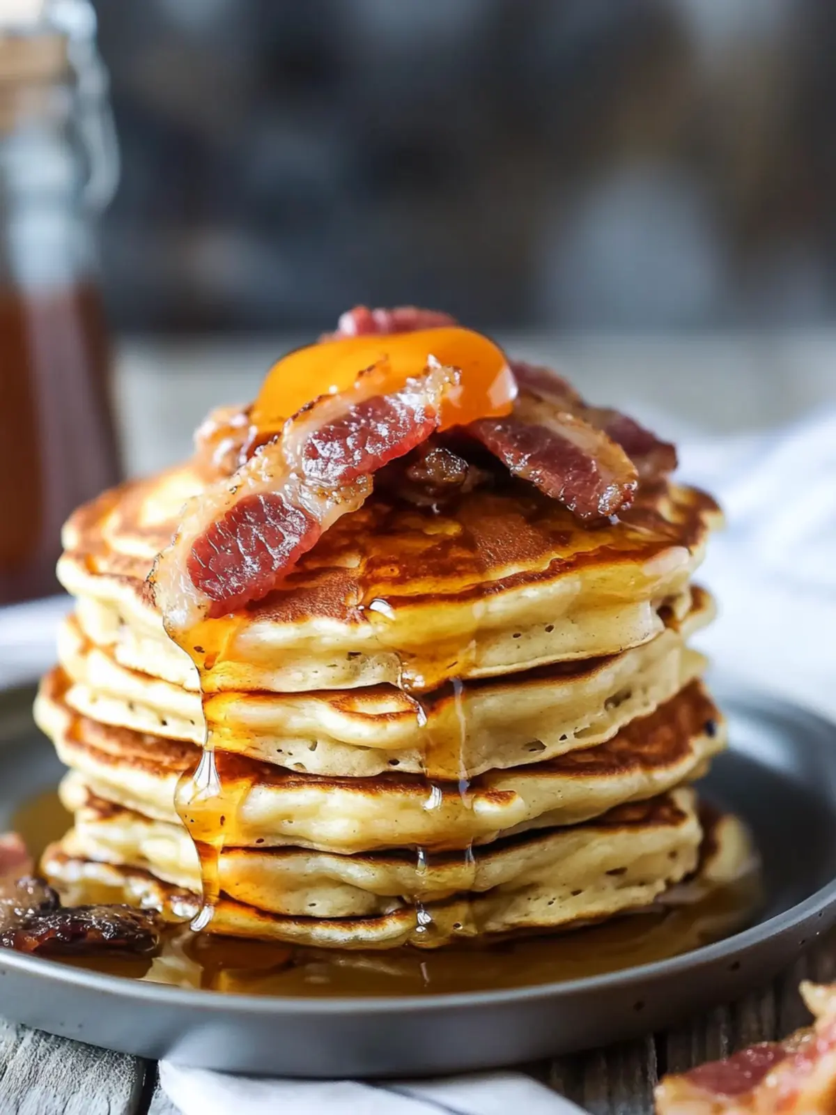 Indulge Your Morning with Irresistible Bacon Pancakes 2 Bacon Pancakes