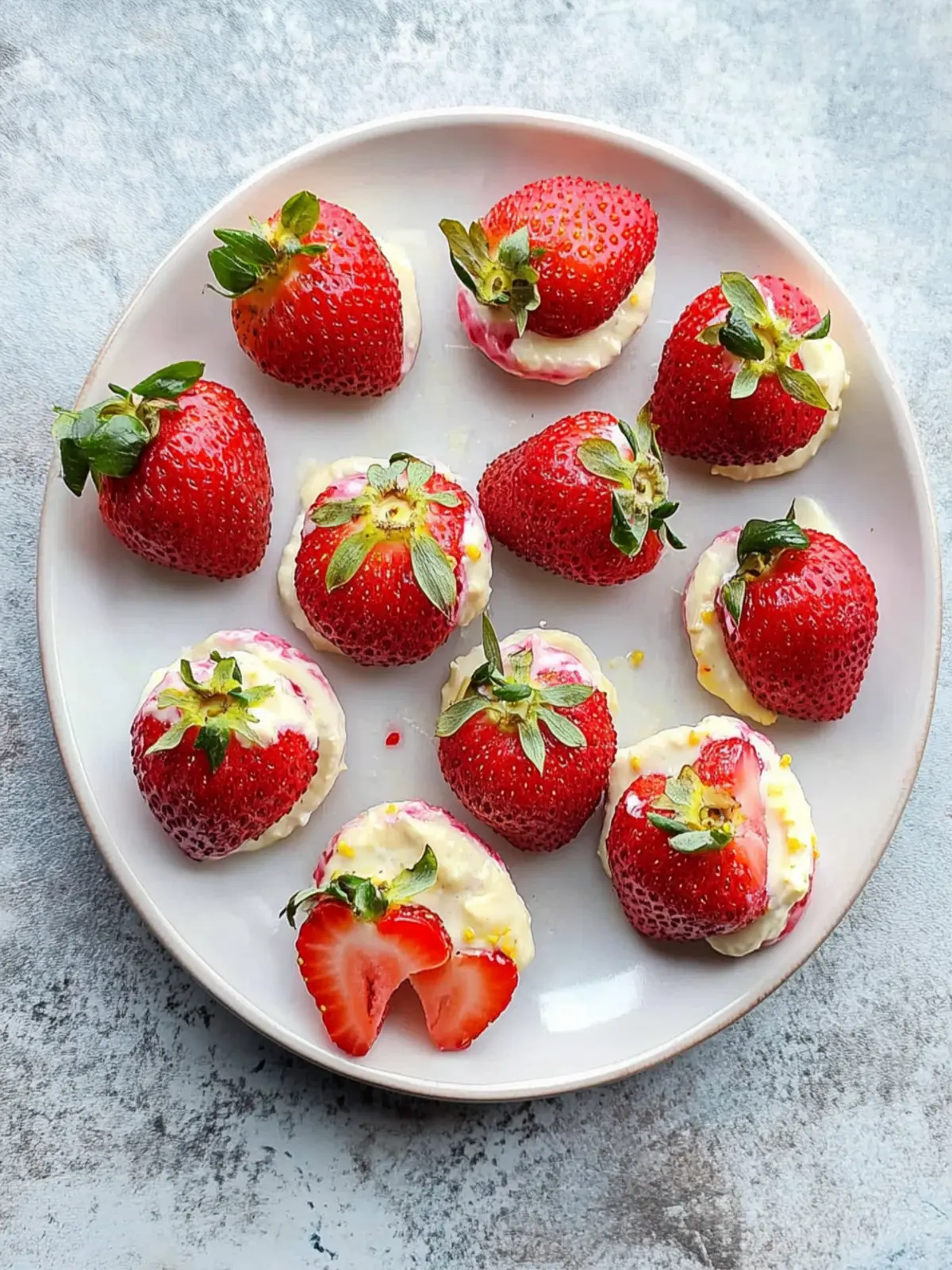 Delicious Deviled Strawberries for a Sweet Surprise Snack 4 Deviled Strawberries