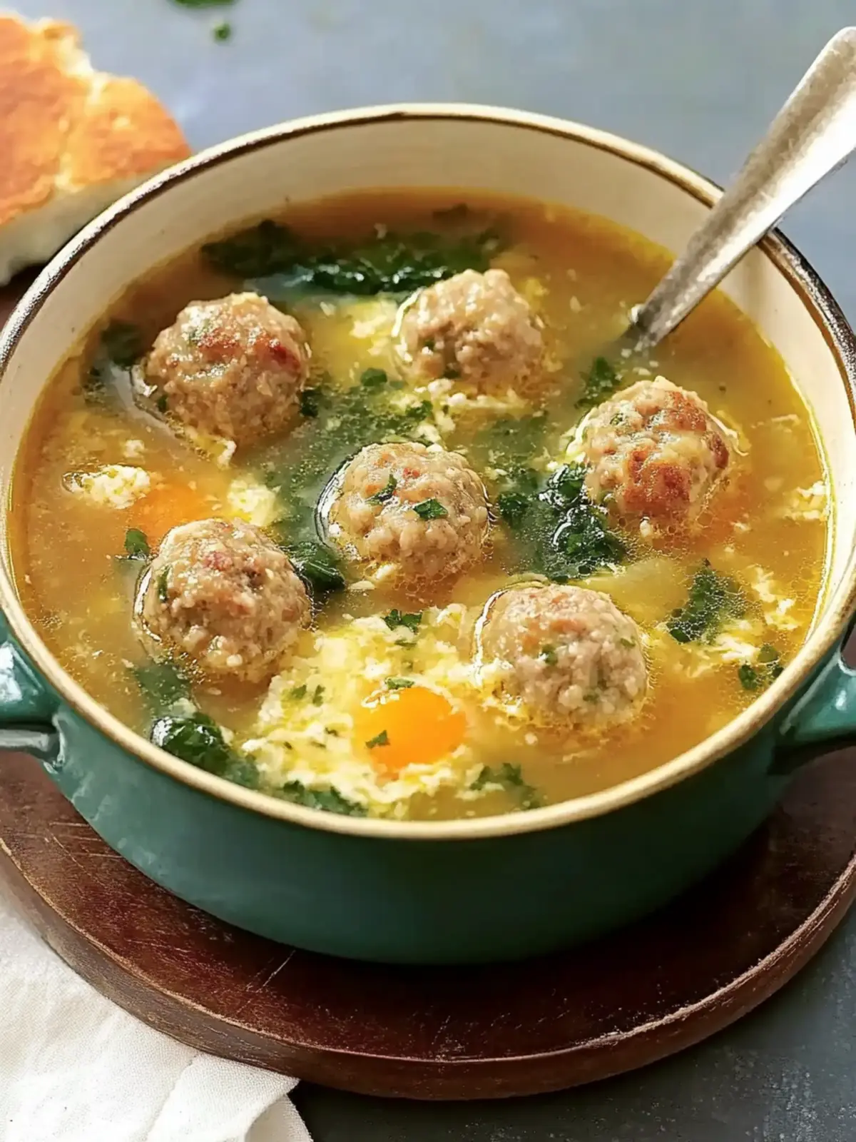 Italian Egg Drop Soup with Meatballs for Ultimate Comfort 5 Italian Egg Drop Soup With Meatballs