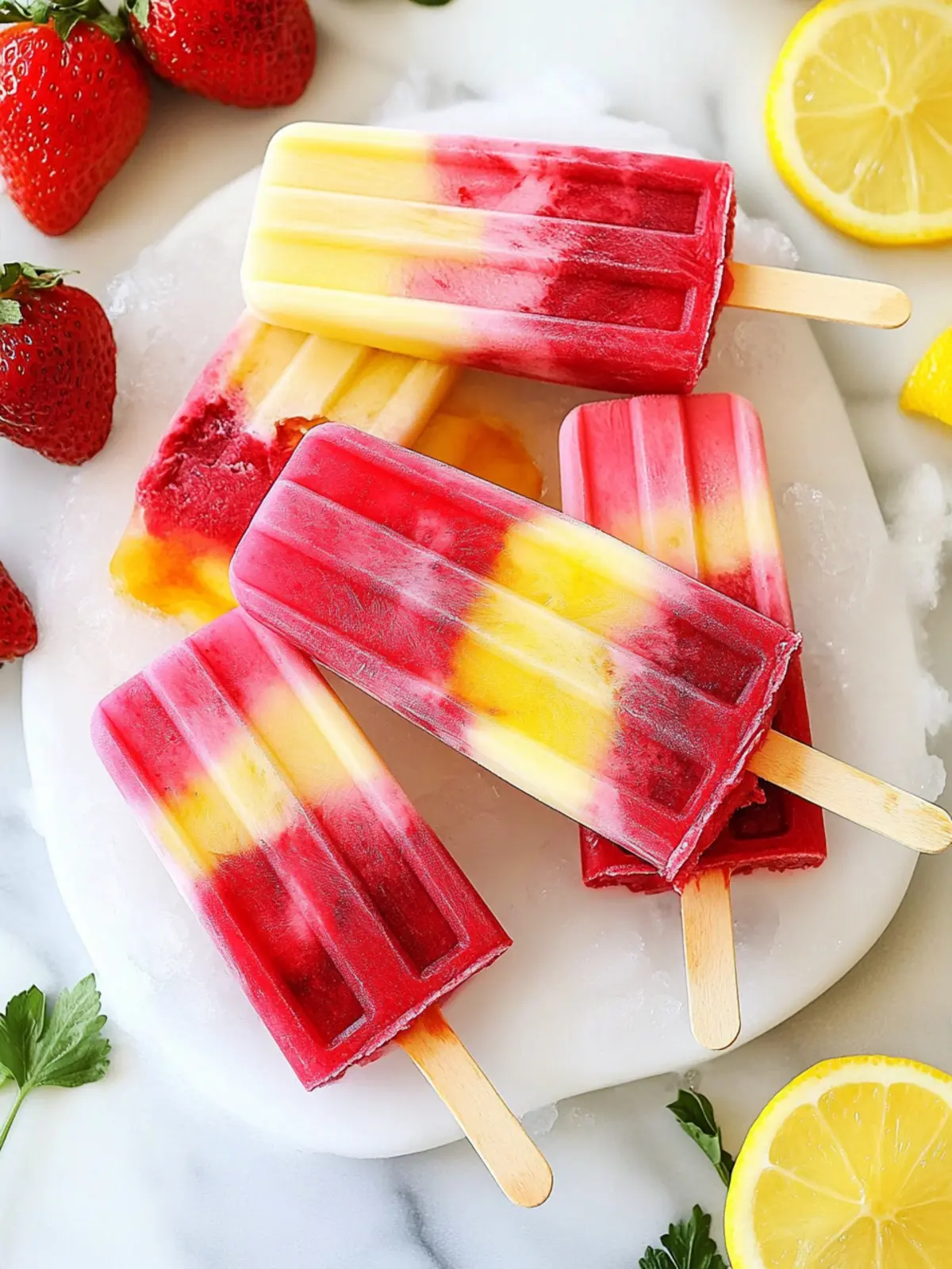 Lava Flow Popsicles: Creamy, Sweet & Guilt-Free Treats 2 Lava Flow Popsicles