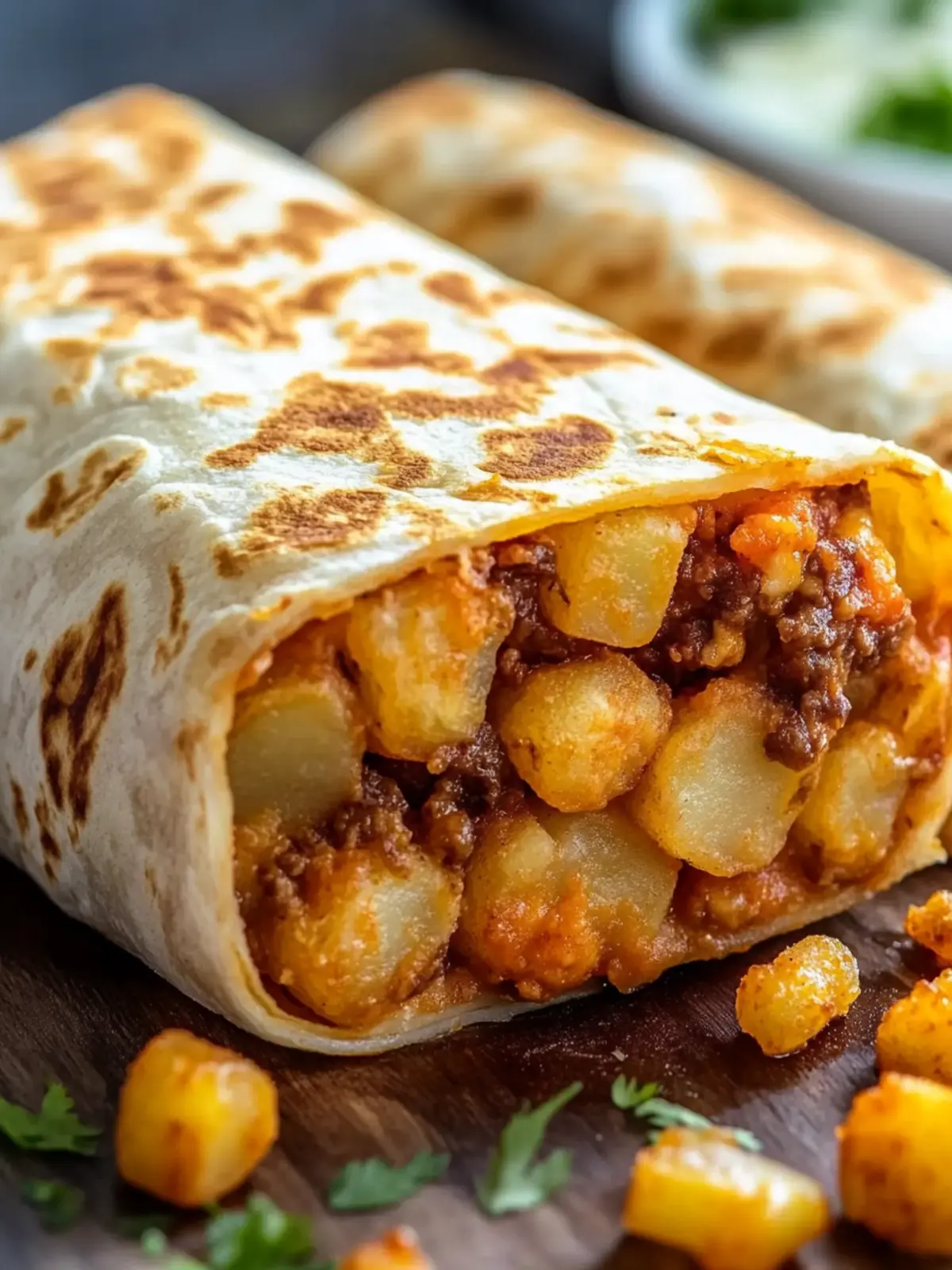 Cheesy Potato Burritos: Quick & Cozy 30-Minute Delight 3 Cheesy Potato Burritos