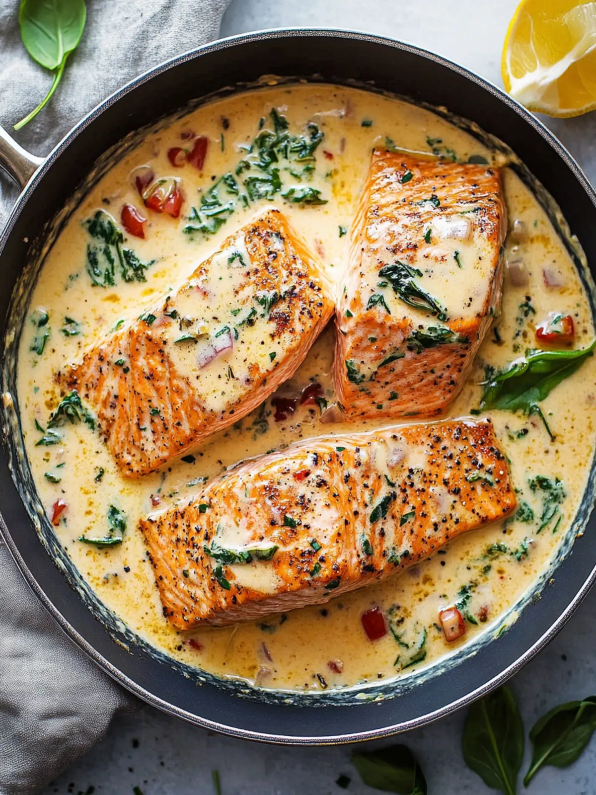 Creamy Tuscan Salmon That Will Wow Your Taste Buds 3 Creamy Tuscan Salmon