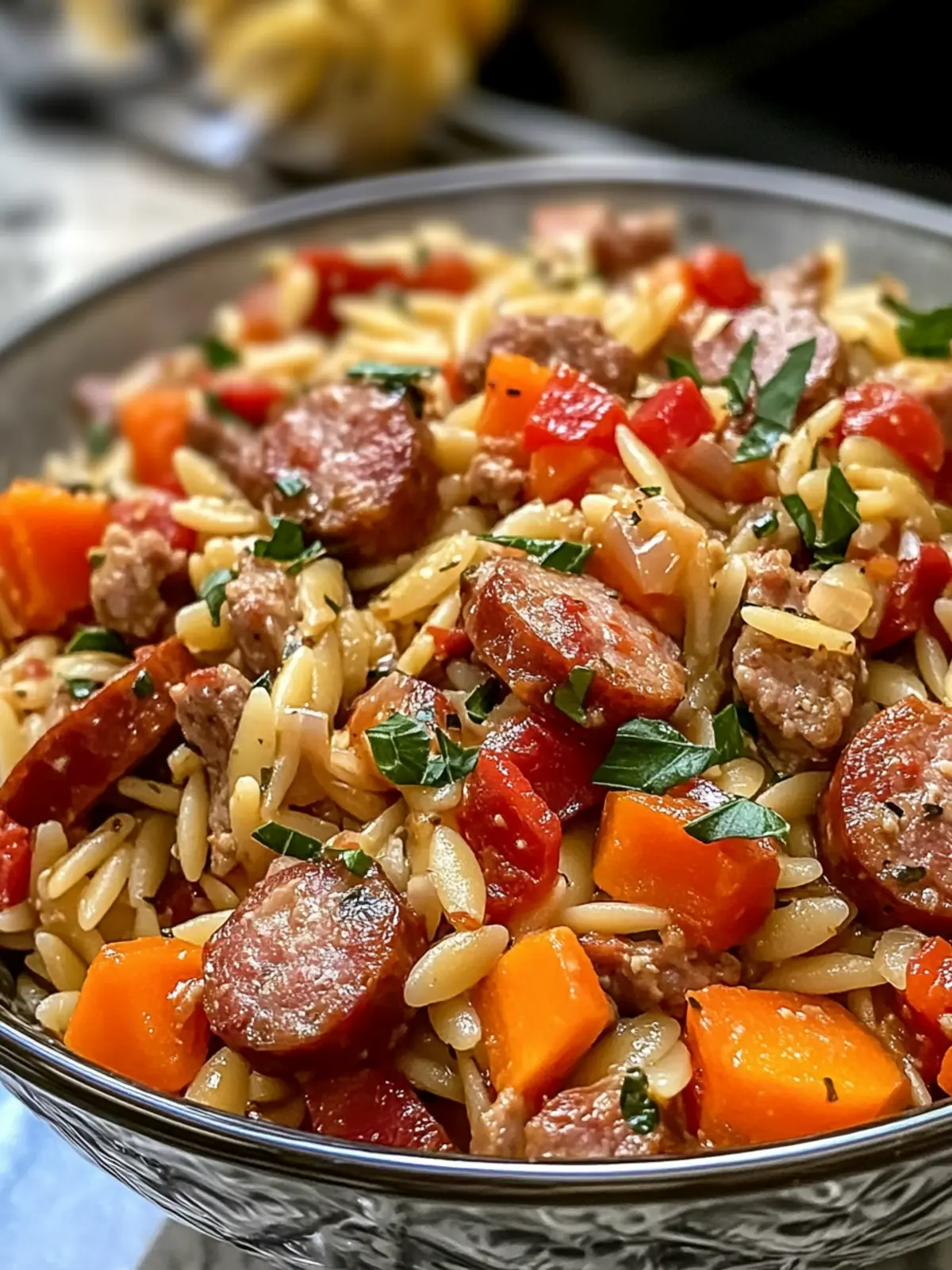 Irresistible Orzo with Italian Sausage and Veggies Delight 3 Orzo with Italian Sausage and Veggies