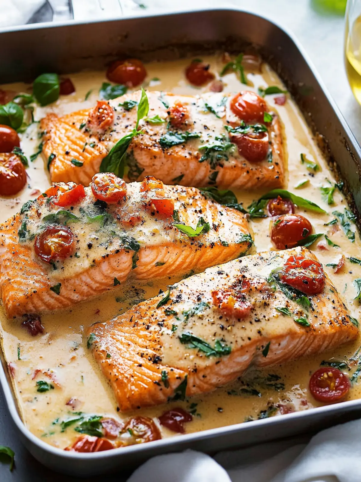 Creamy Tuscan Salmon That Will Wow Your Taste Buds 2 Creamy Tuscan Salmon