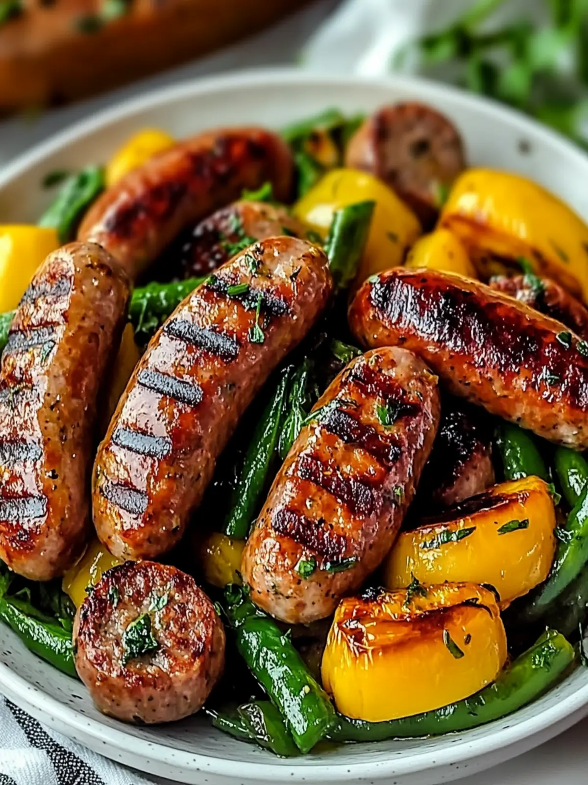 Savor Air Fryer Sausage with Vegetables for Quick Family Meals 3 Air Fryer Sausage with Vegetables