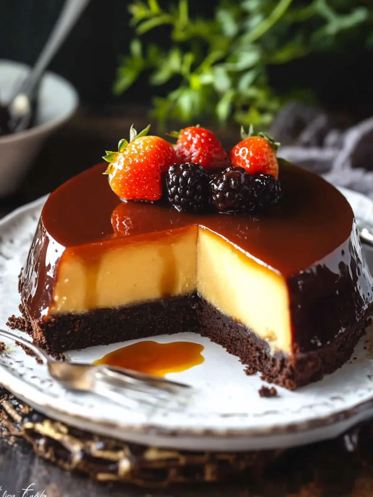 Irresistible Chocolate Flan Cake for Any Special Occasion 3 Chocolate flan cake