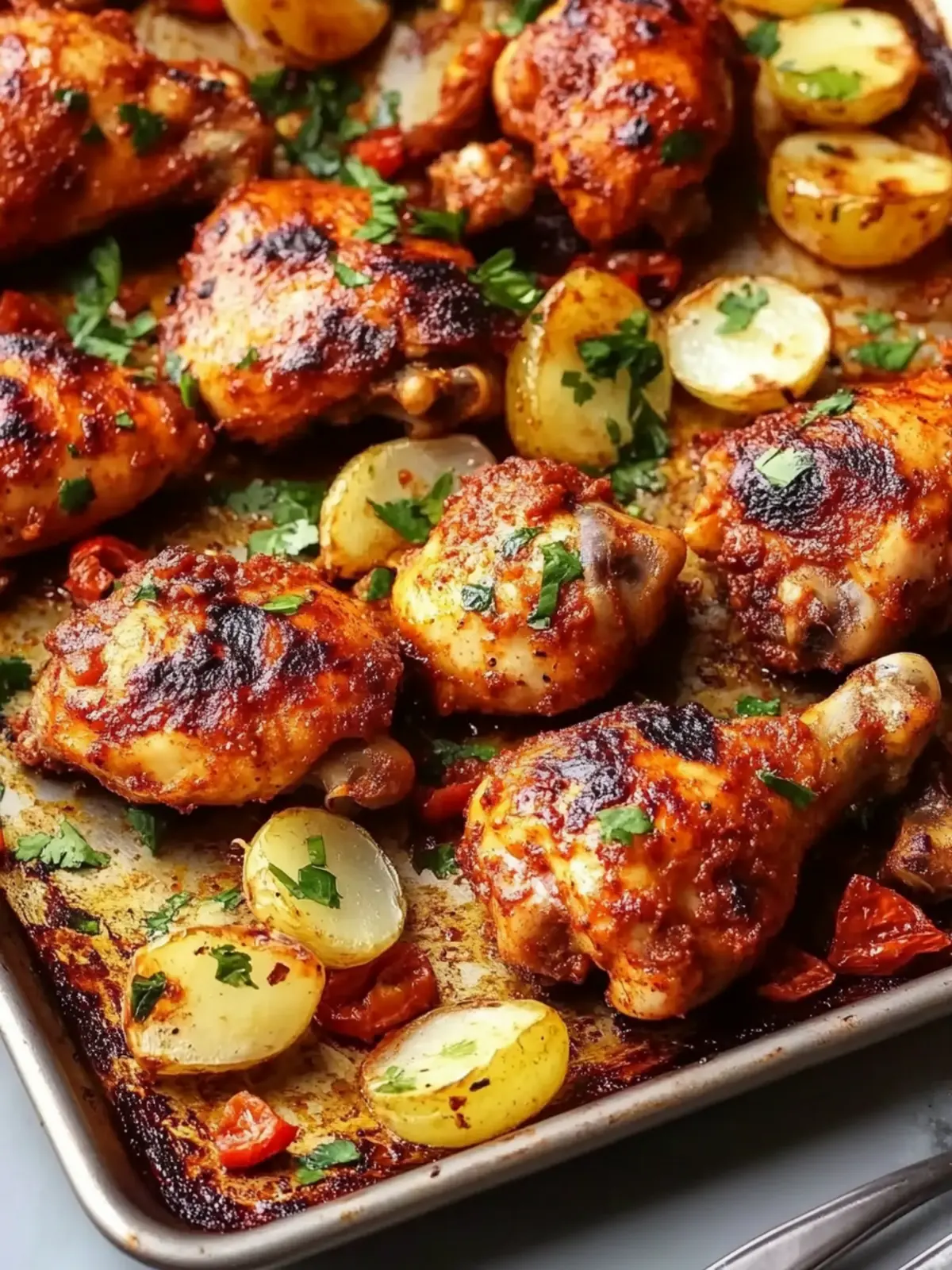 Sheet Pan Peri Peri Chicken