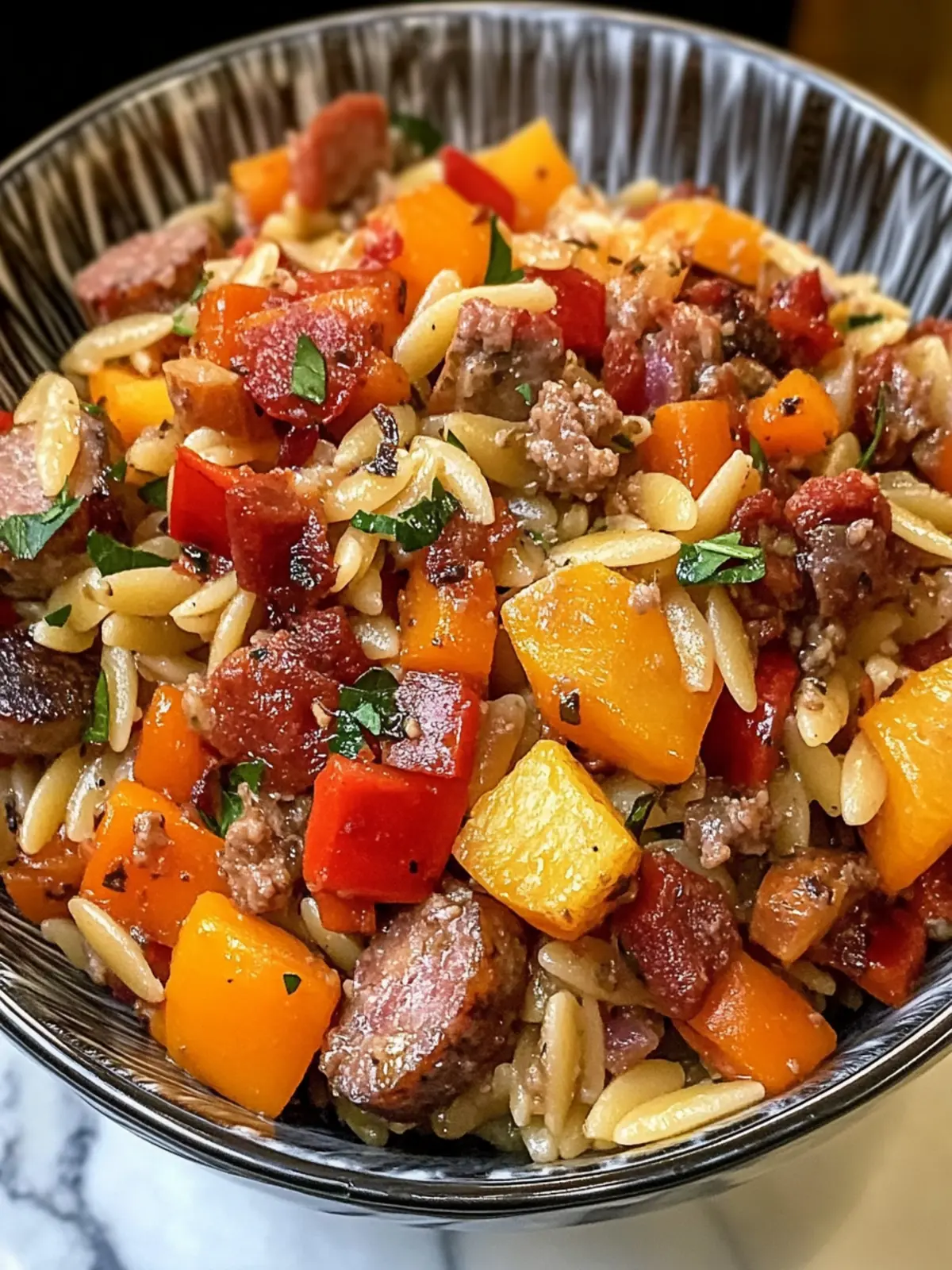 Irresistible Orzo with Italian Sausage and Veggies Delight 5 Orzo with Italian Sausage and Veggies