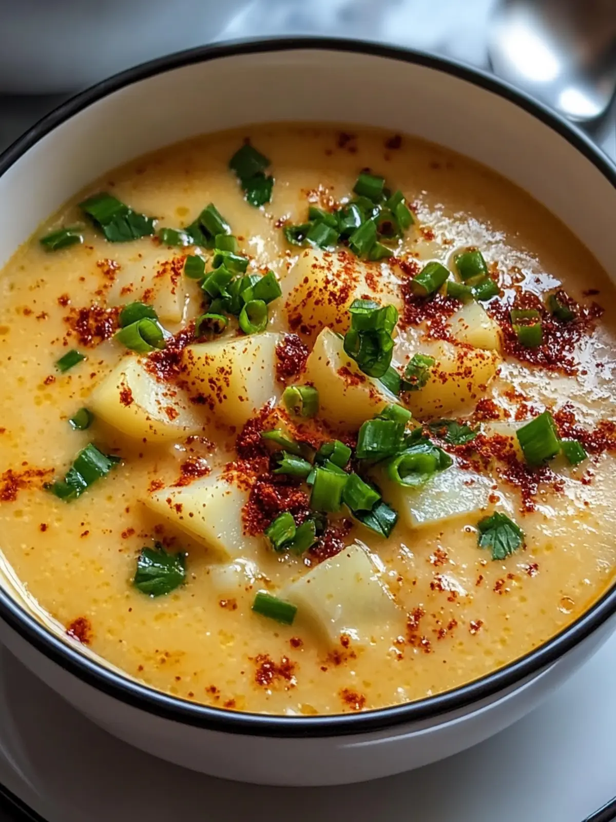 Spicy Cajun Potato Soup