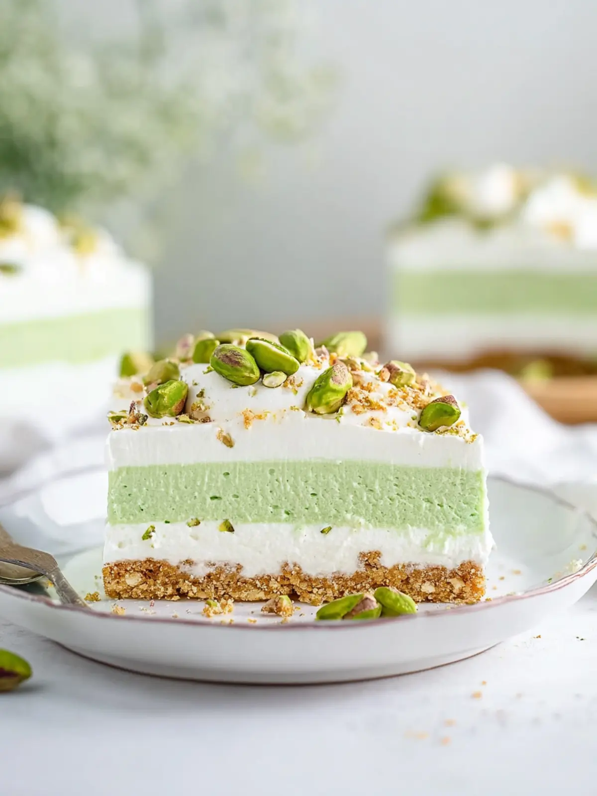 Irresistible Pistachio Layered Dessert: No-Bake and Delightful 2 Pistachio Layered Dessert