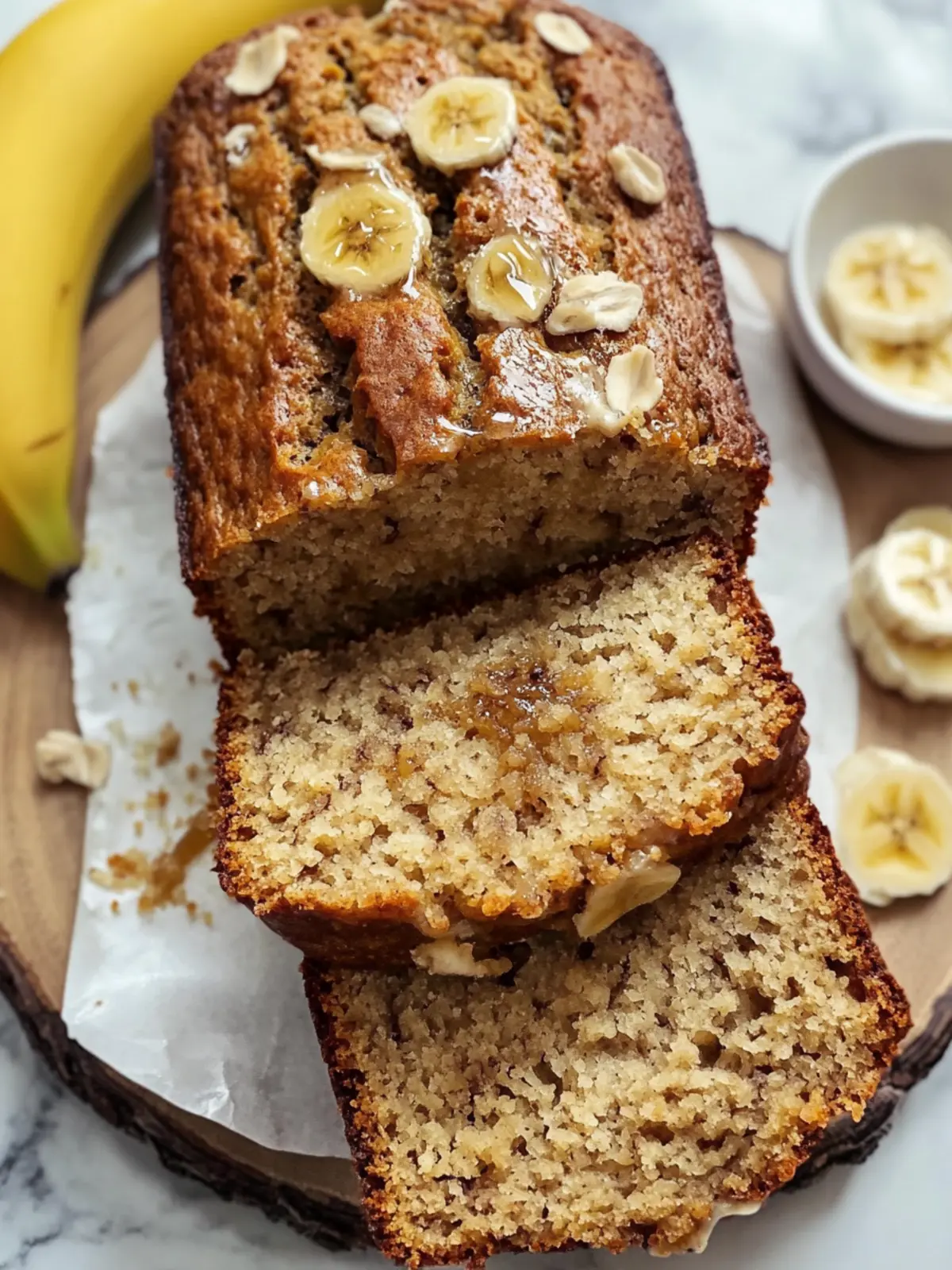 Honey Vanilla Banana Bread