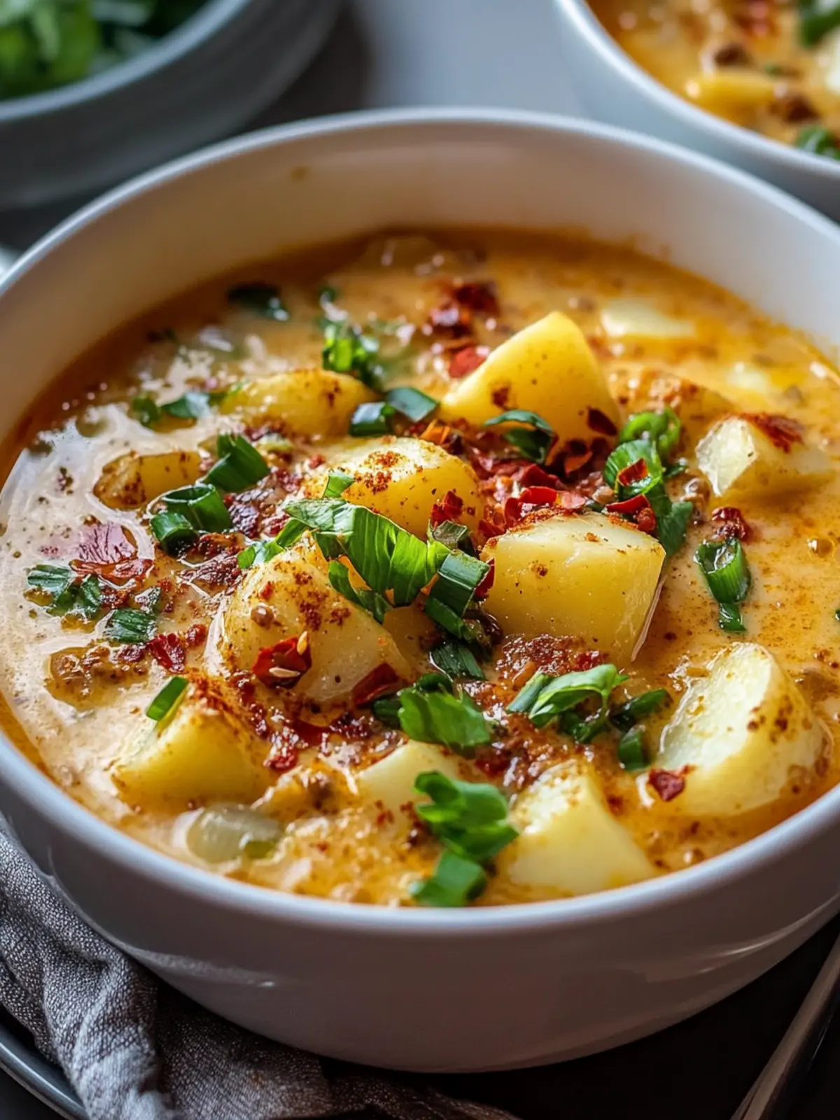 Spicy Cajun Potato Soup